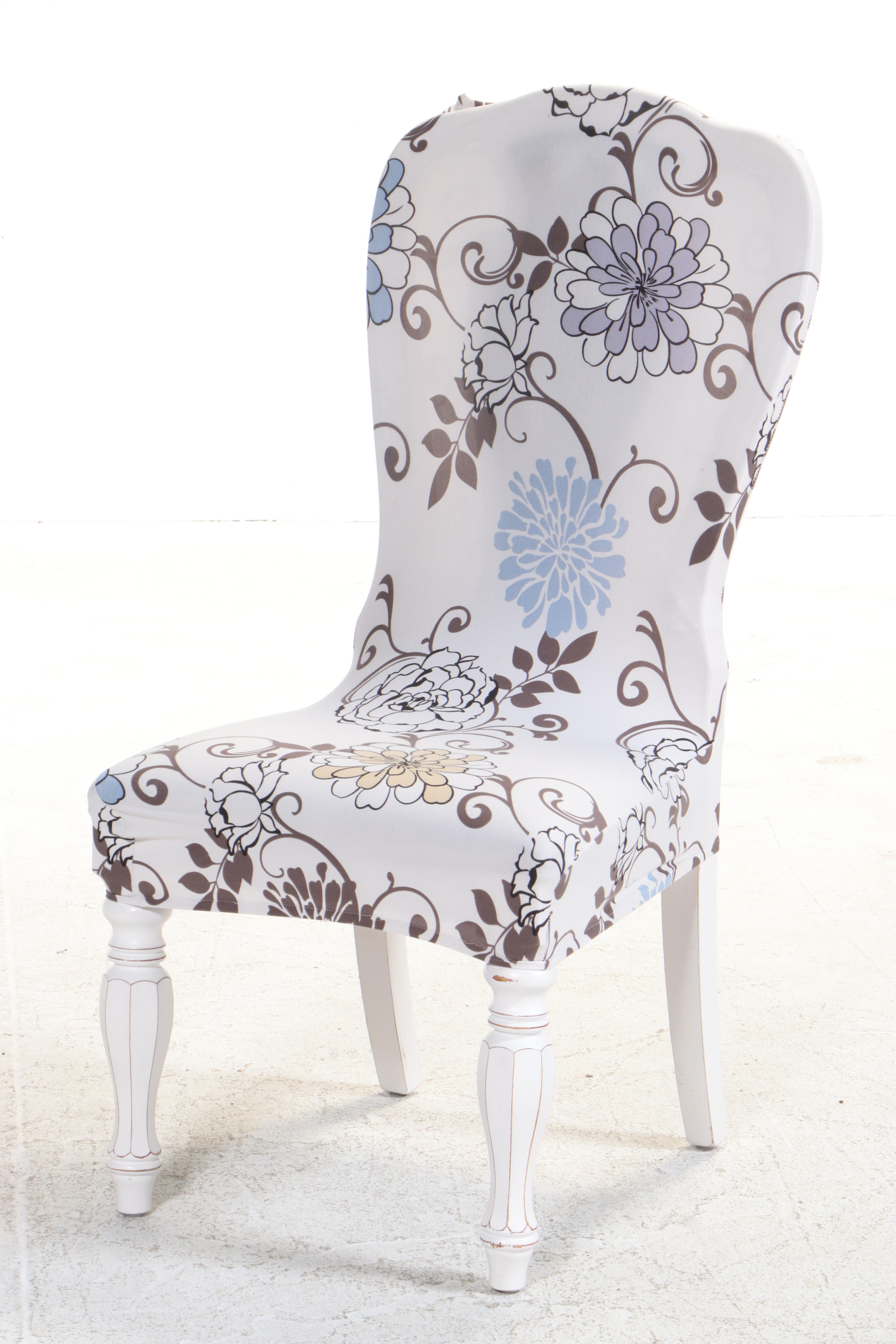 Five-Piece King Jade Furniture Co. Farmhouse Style White-Painted Dining Set