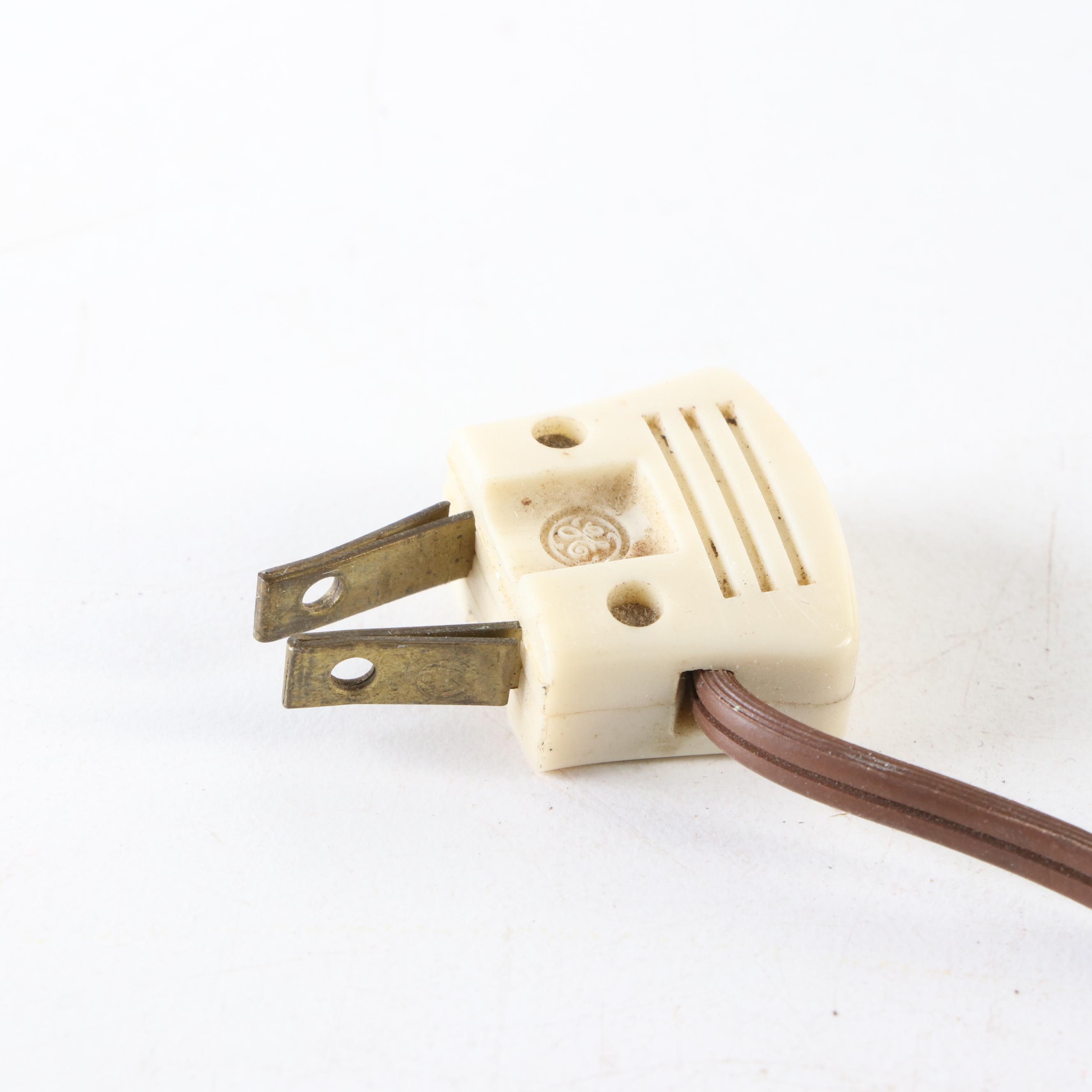 Sessions Electric Wooden Banjo Wall Clock with Offset Lithograph Panel