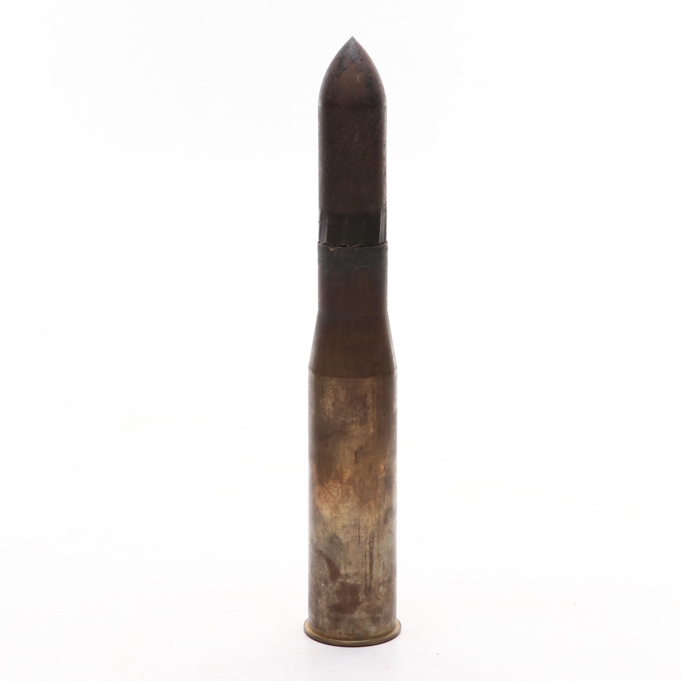 World War II Era M6A1 Inert Anti-Tank Rocket Shell and M16 Shell