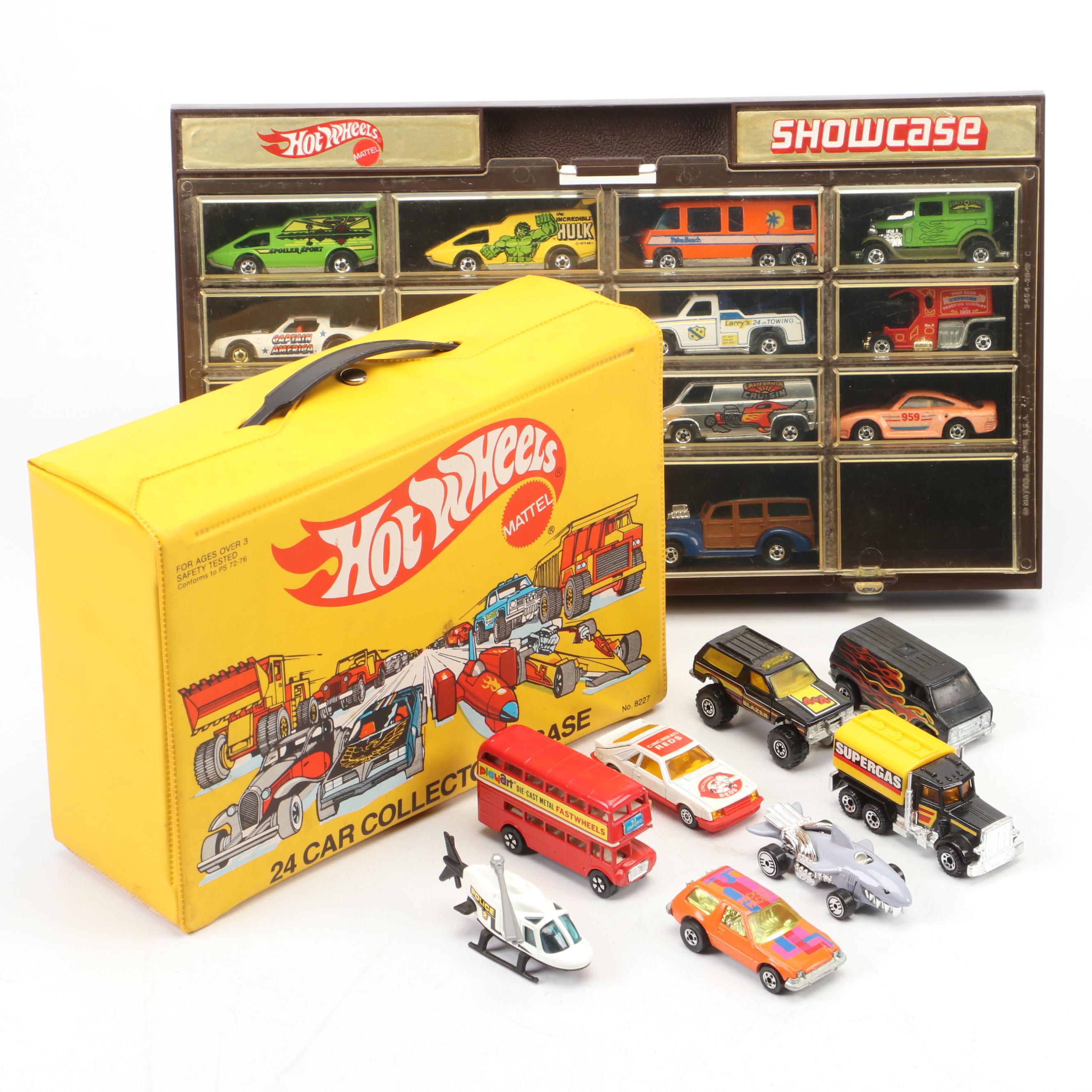 Hot Wheels "Packin Pacer", "Blazer 4x4" and More Diecast Toy Cars with Case