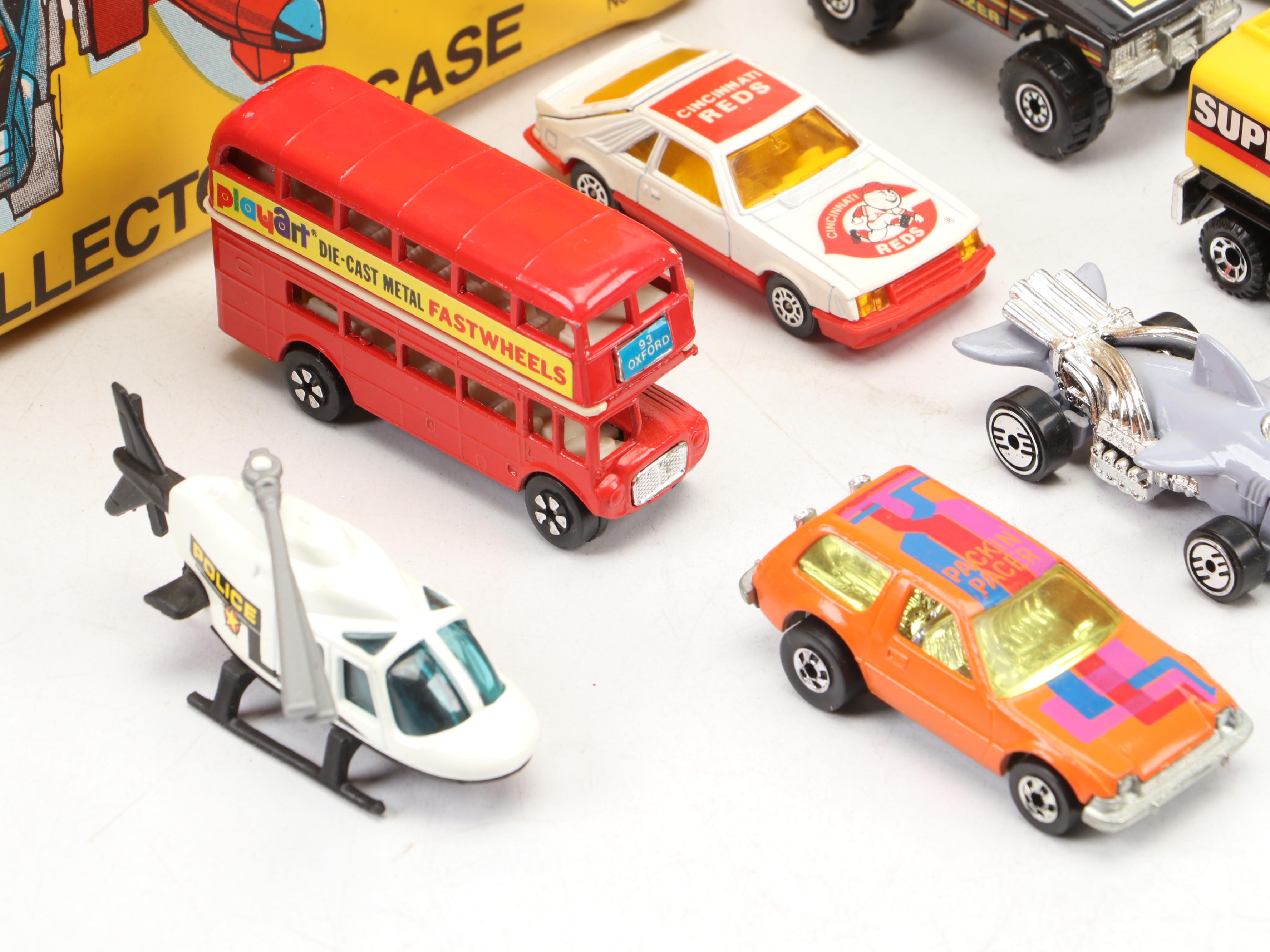 Hot Wheels "Packin Pacer", "Blazer 4x4" and More Diecast Toy Cars with Case