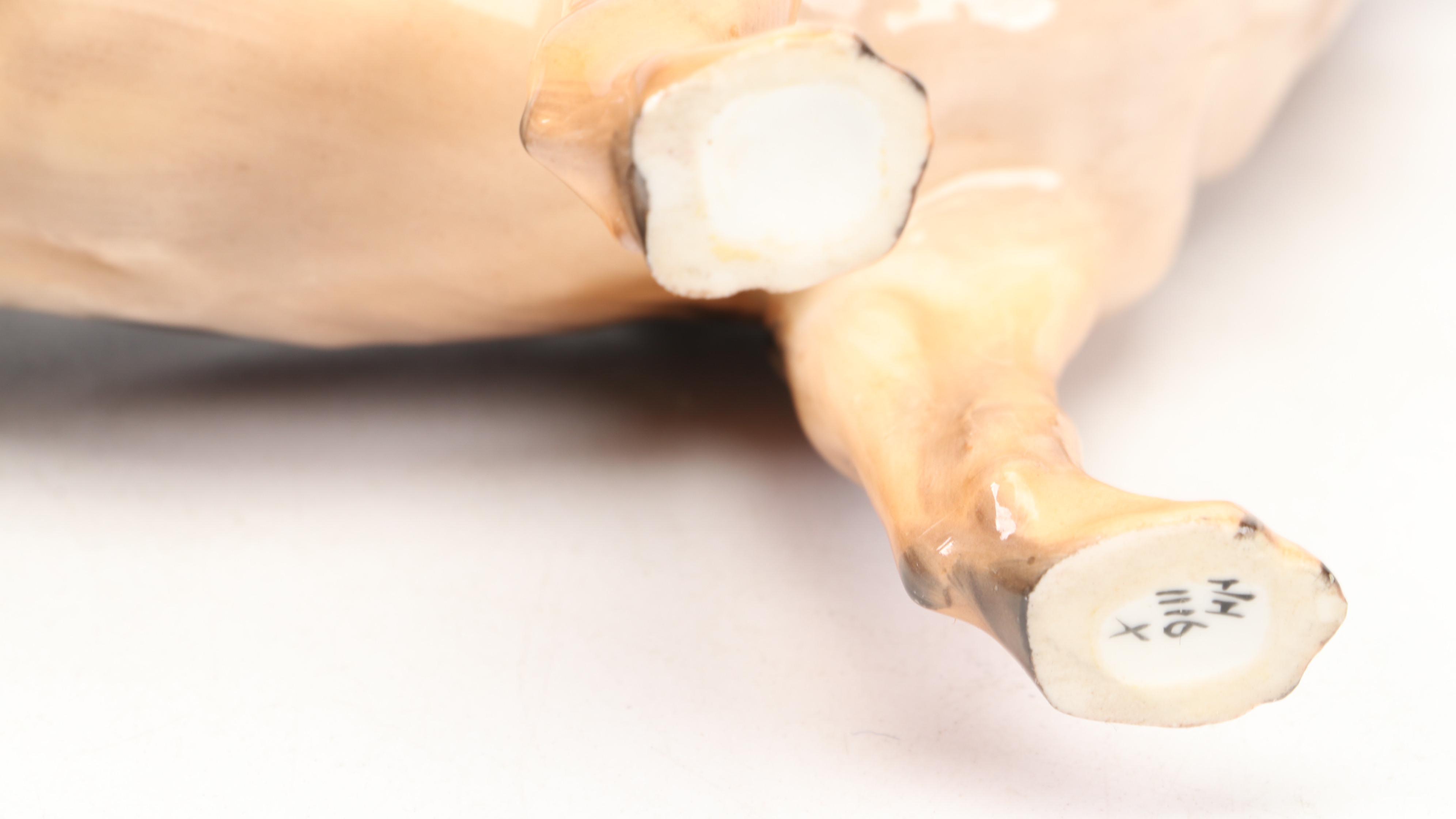 Royal Doulton Bone China Alsatian and Sandicast Cast Resin Labrador Figurines