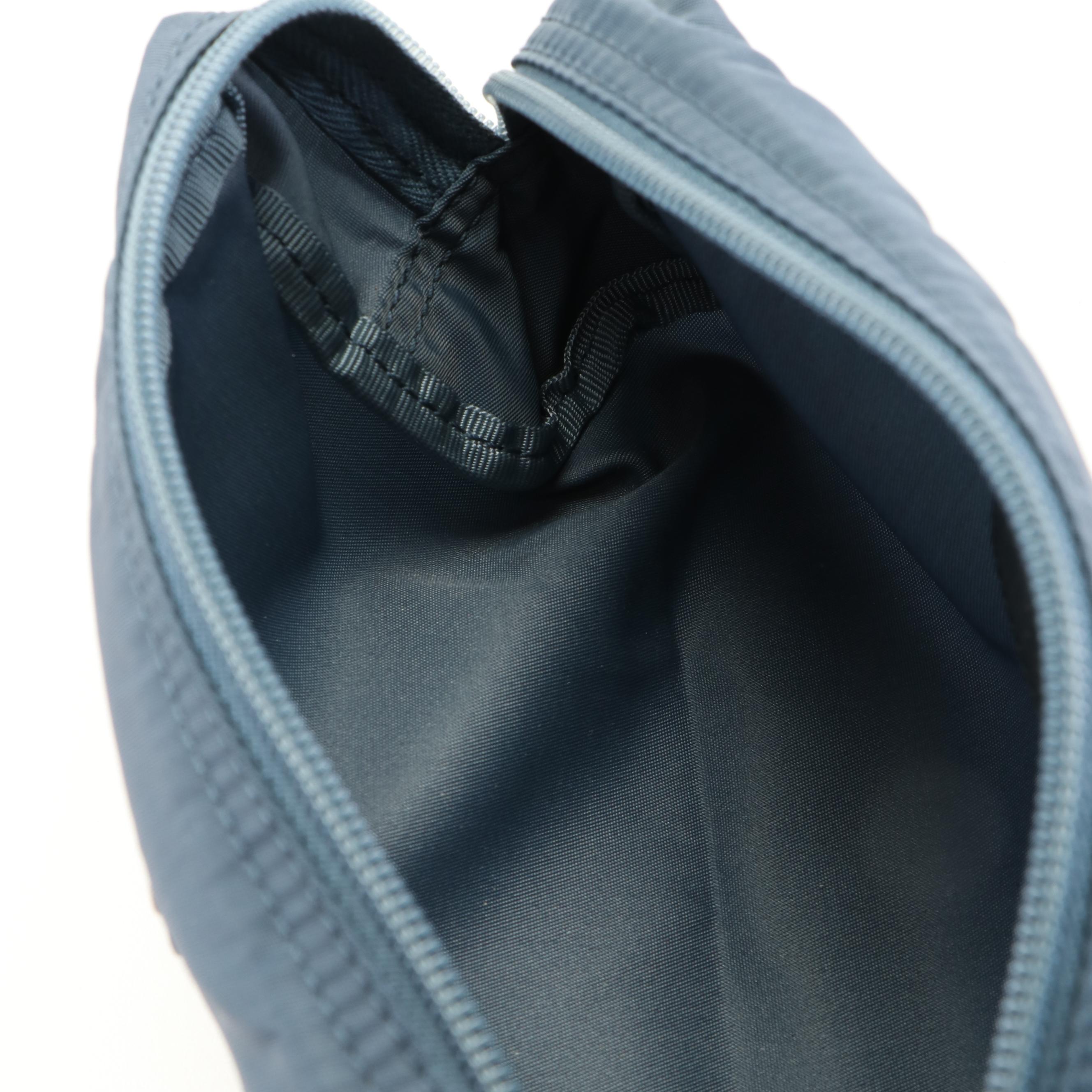 Prada Cosmetic Make-Up Pouch in Blue Nylon