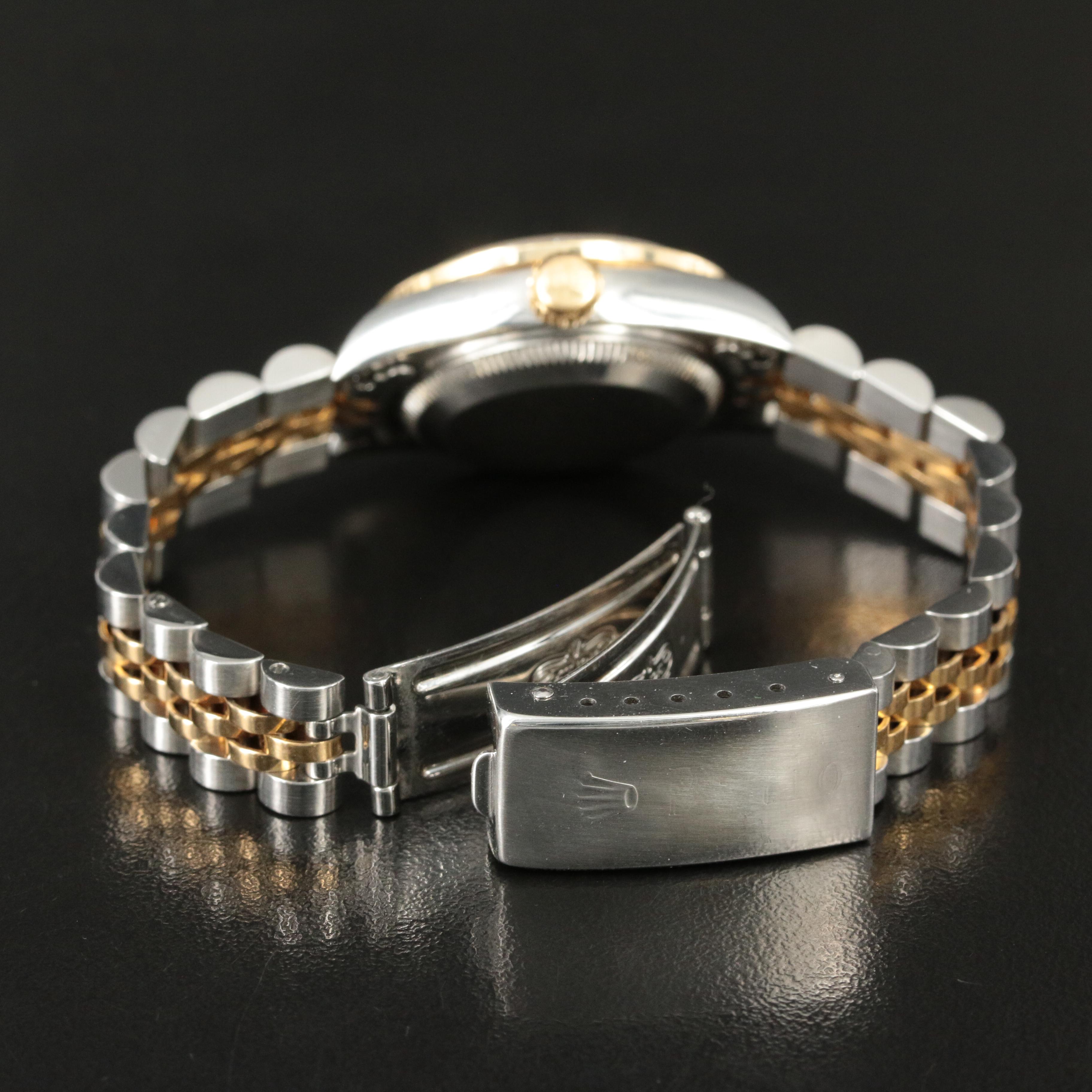 2002 Rolex Custom 1.15 CTW Diamond Dial and Bezel Datejust Watch