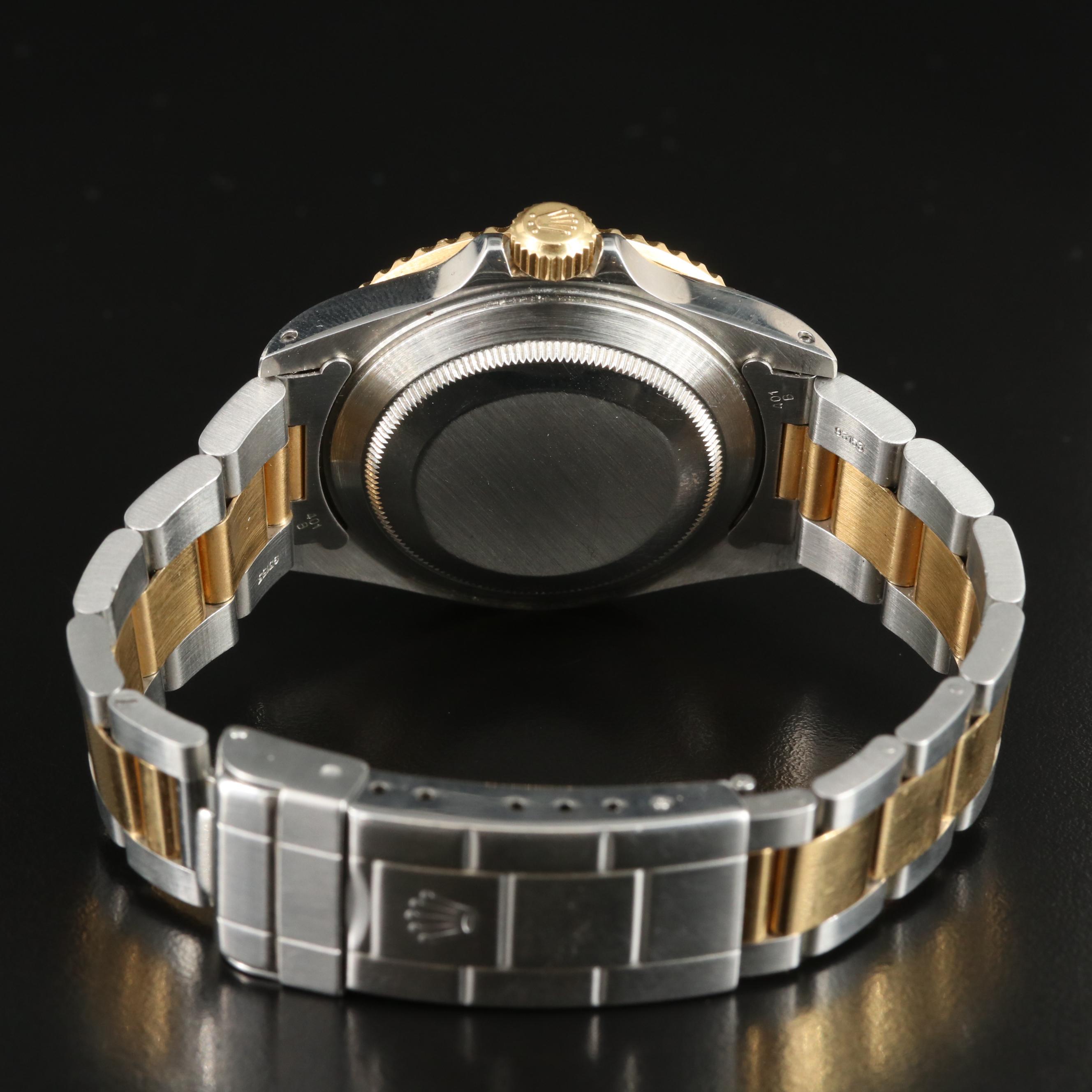 1990 Rolex Submariner Blue Dial Two-Tone Oyster Watch