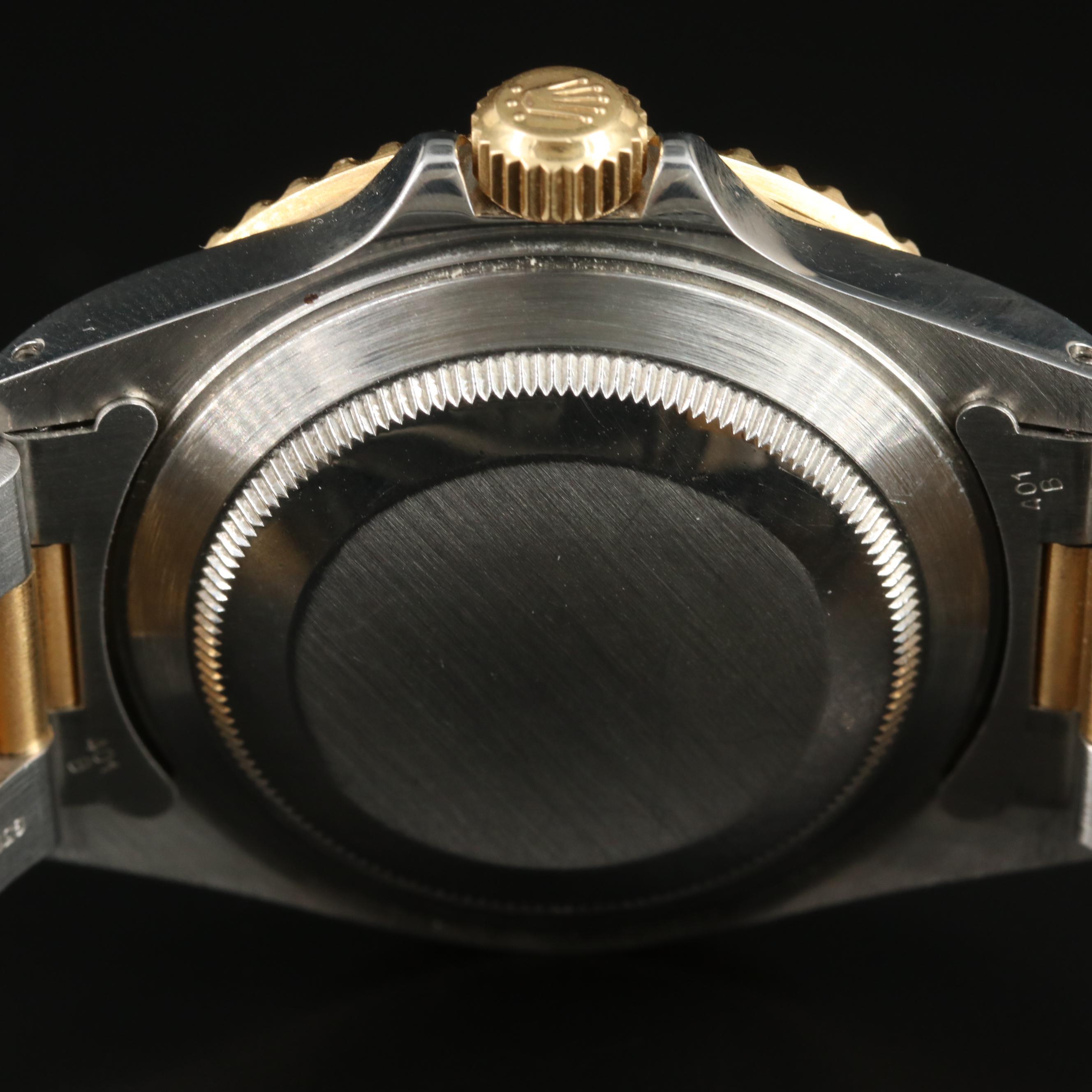 1990 Rolex Submariner Blue Dial Two-Tone Oyster Watch