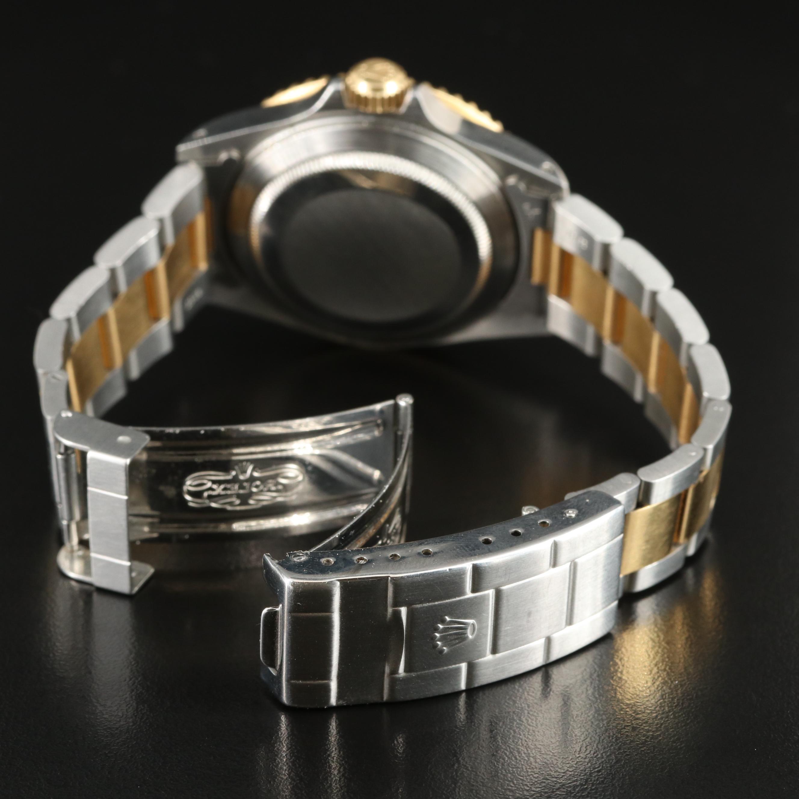 1990 Rolex Submariner Blue Dial Two-Tone Oyster Watch