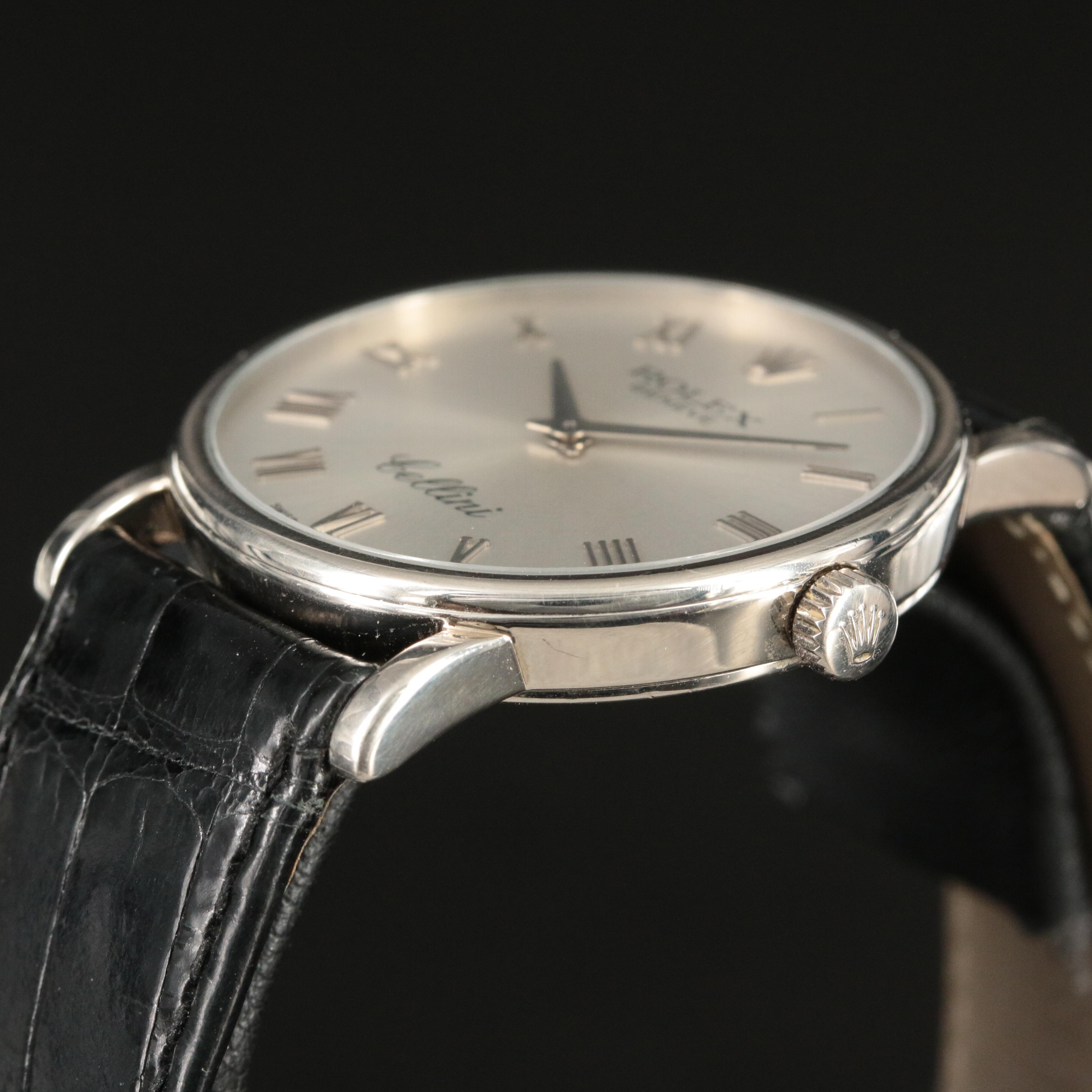 2005 18K Rolex Cellini Stem Wind Watch