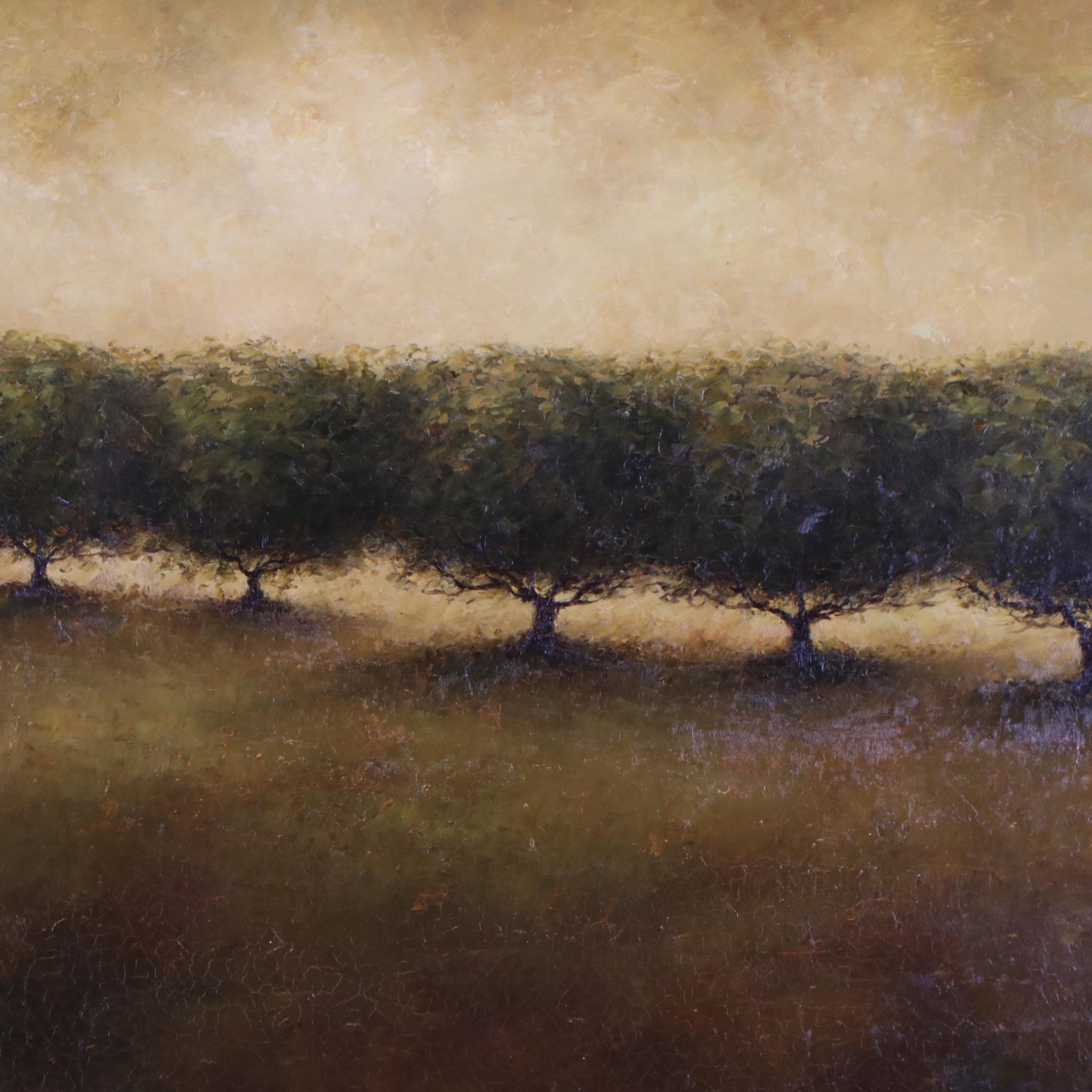 Roy Bowen Landscape Oil Painting of Trees EBTH