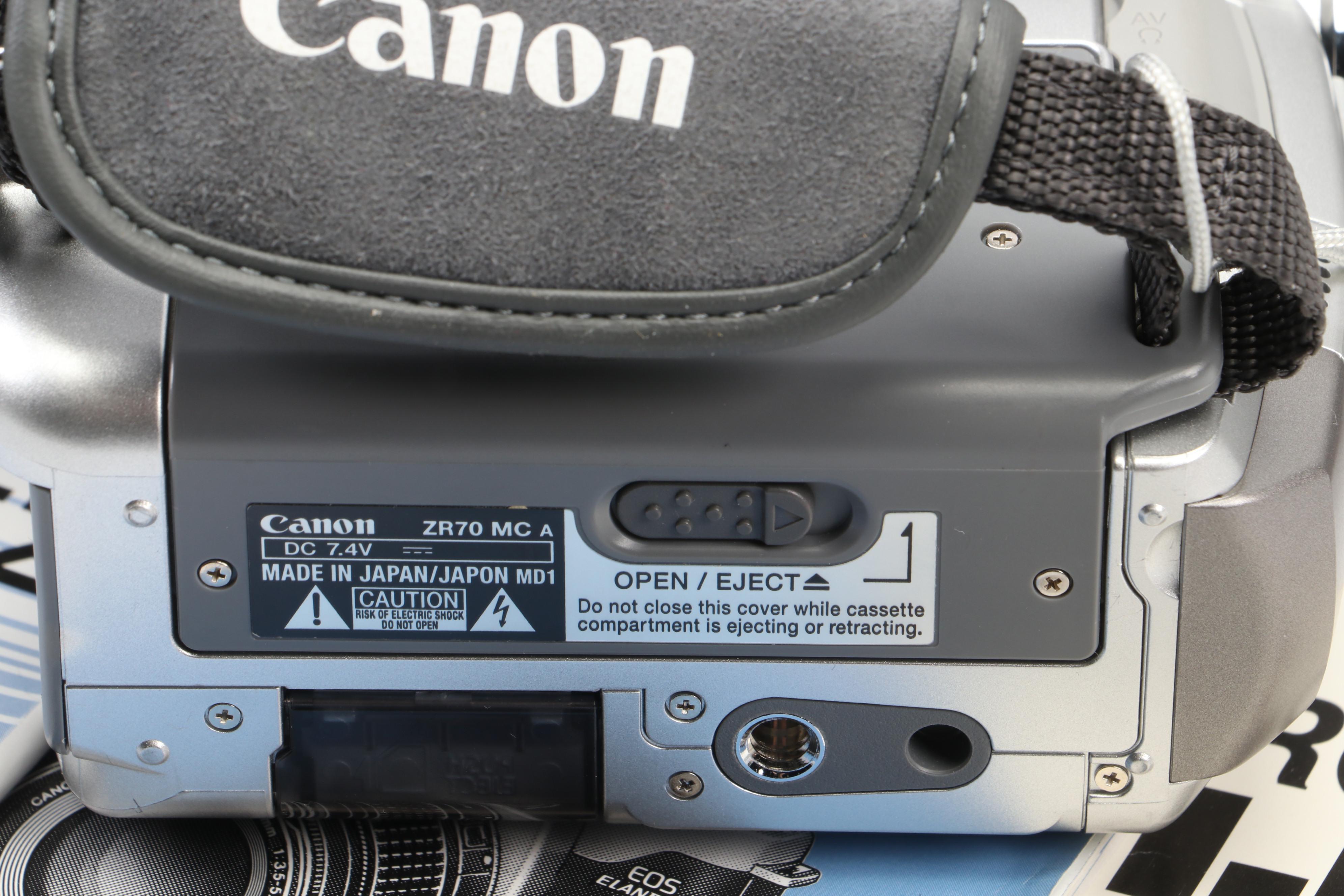 Minolta Vectis 40 Camera with Canon ZR70MC Digital Camcorder and More