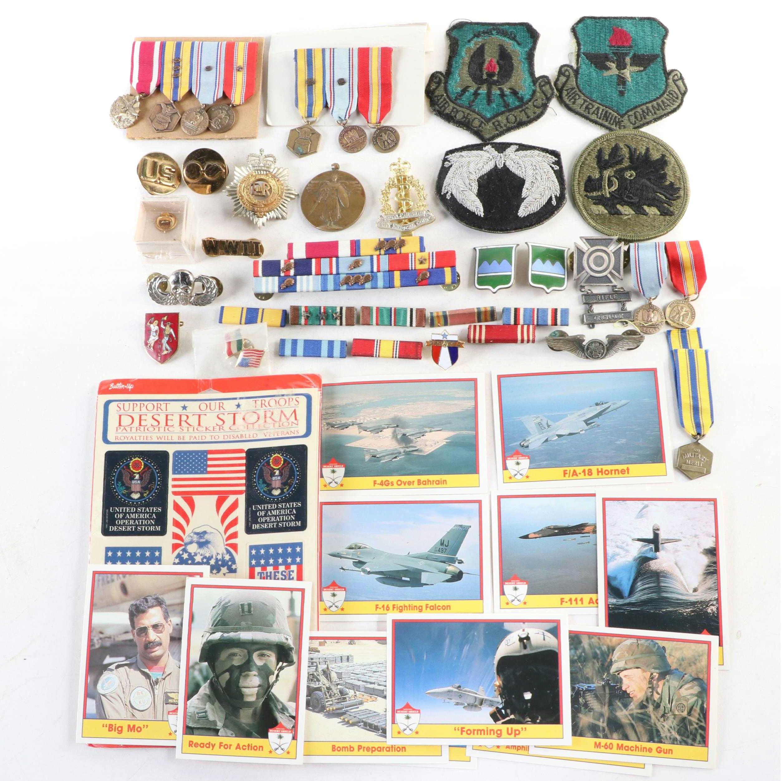 United States Air Force Patches, Pins, Medals, Ribbons, and Other Militaria