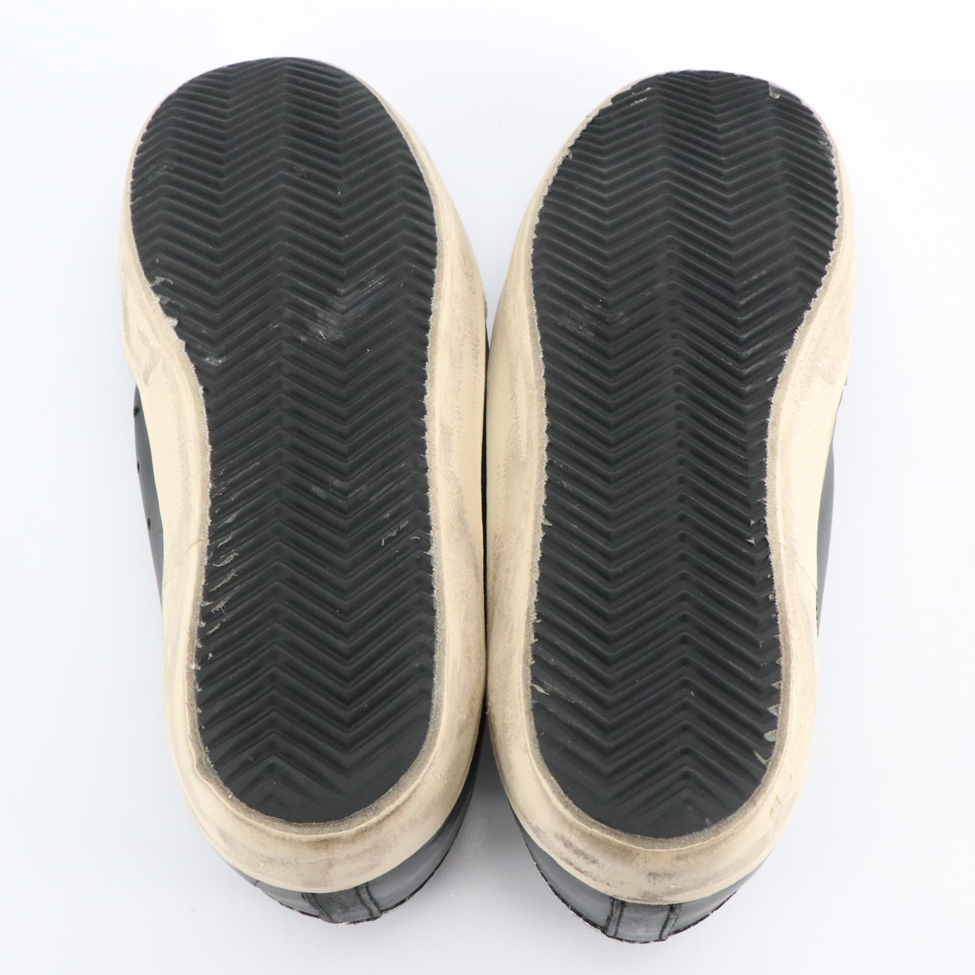 Golden Goose Superstar Sneakers with Sequin Leopard Print and Glitter Accents