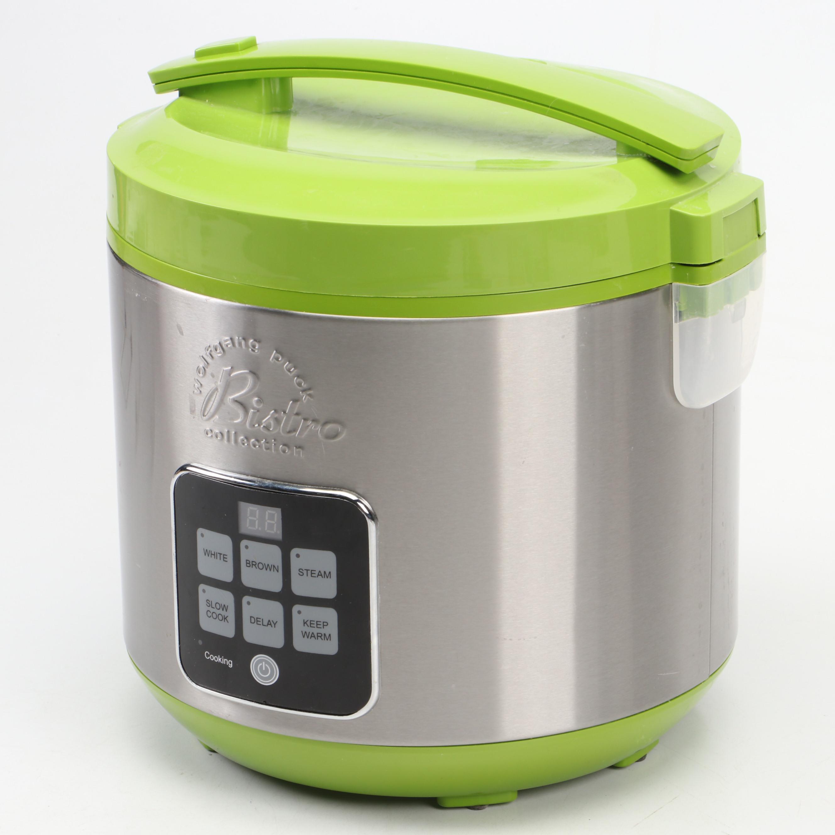 Wolfgang Puck Bistro Collection Rice Cooker with Sistema Rice Steamer