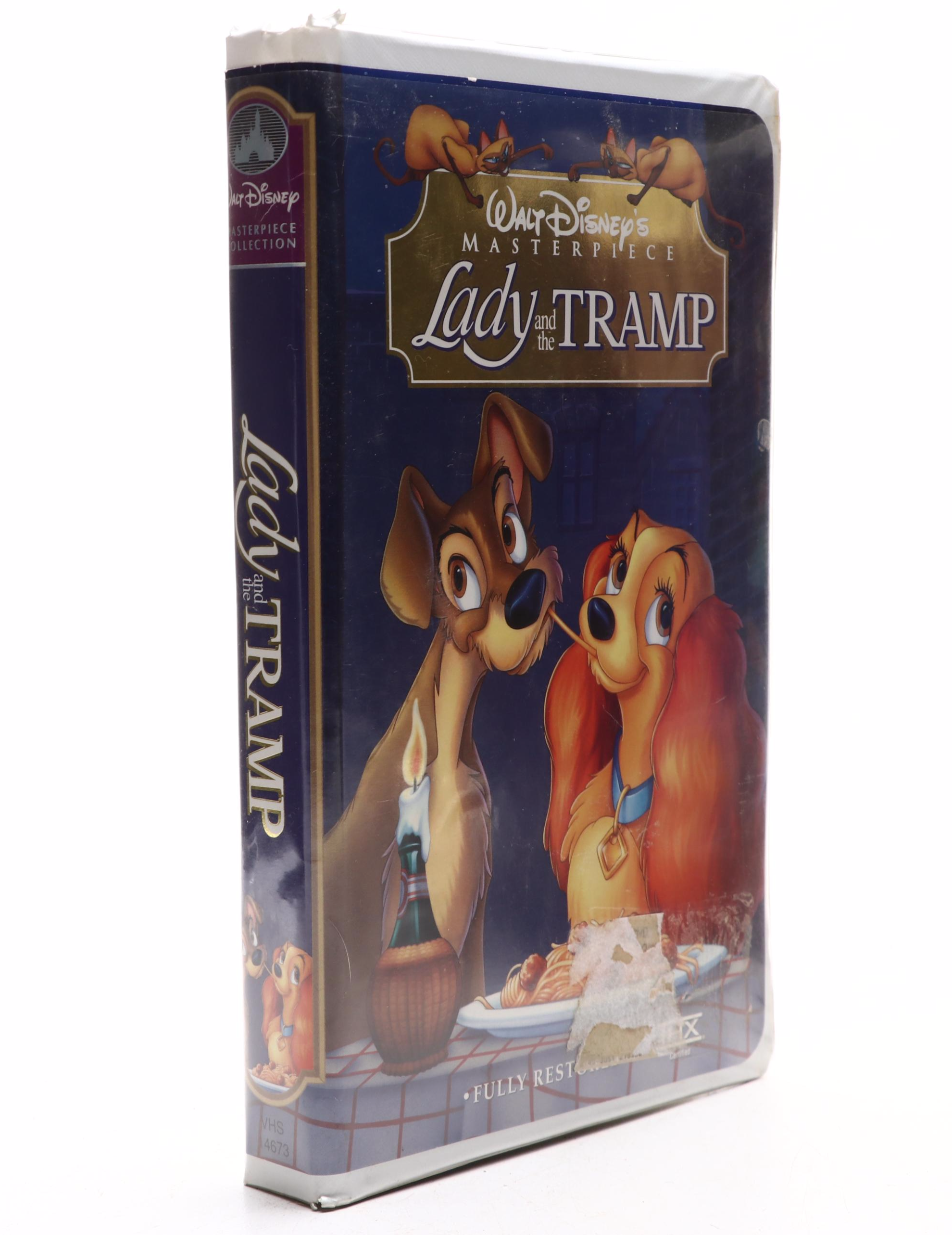 Walt Disney "Pinnochio" with More Walt Disney Masterpiece Collection VHS Tapes