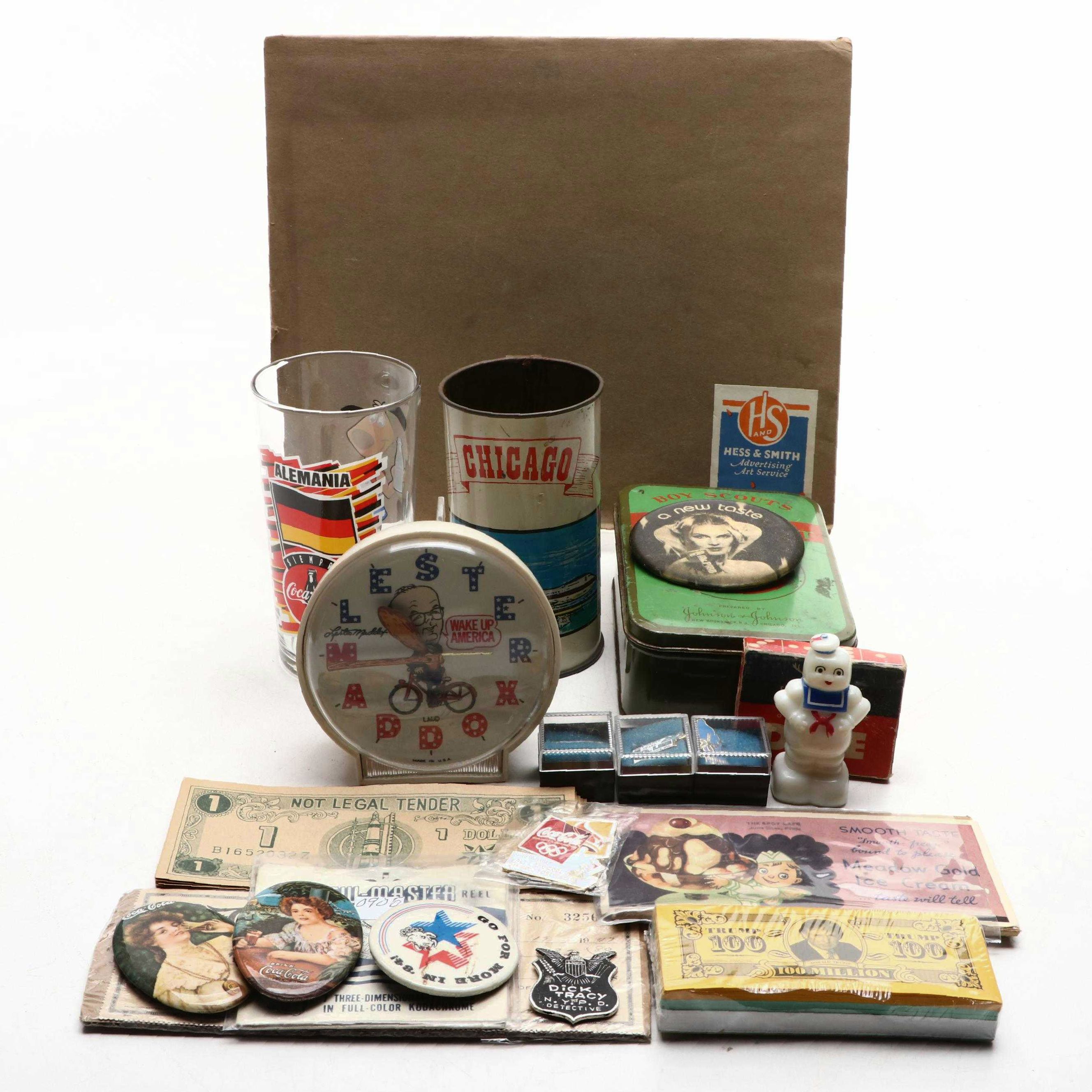 Coca-Cola, Meadow Gold Ice Cream, and More Political and Advertising Memorabilia