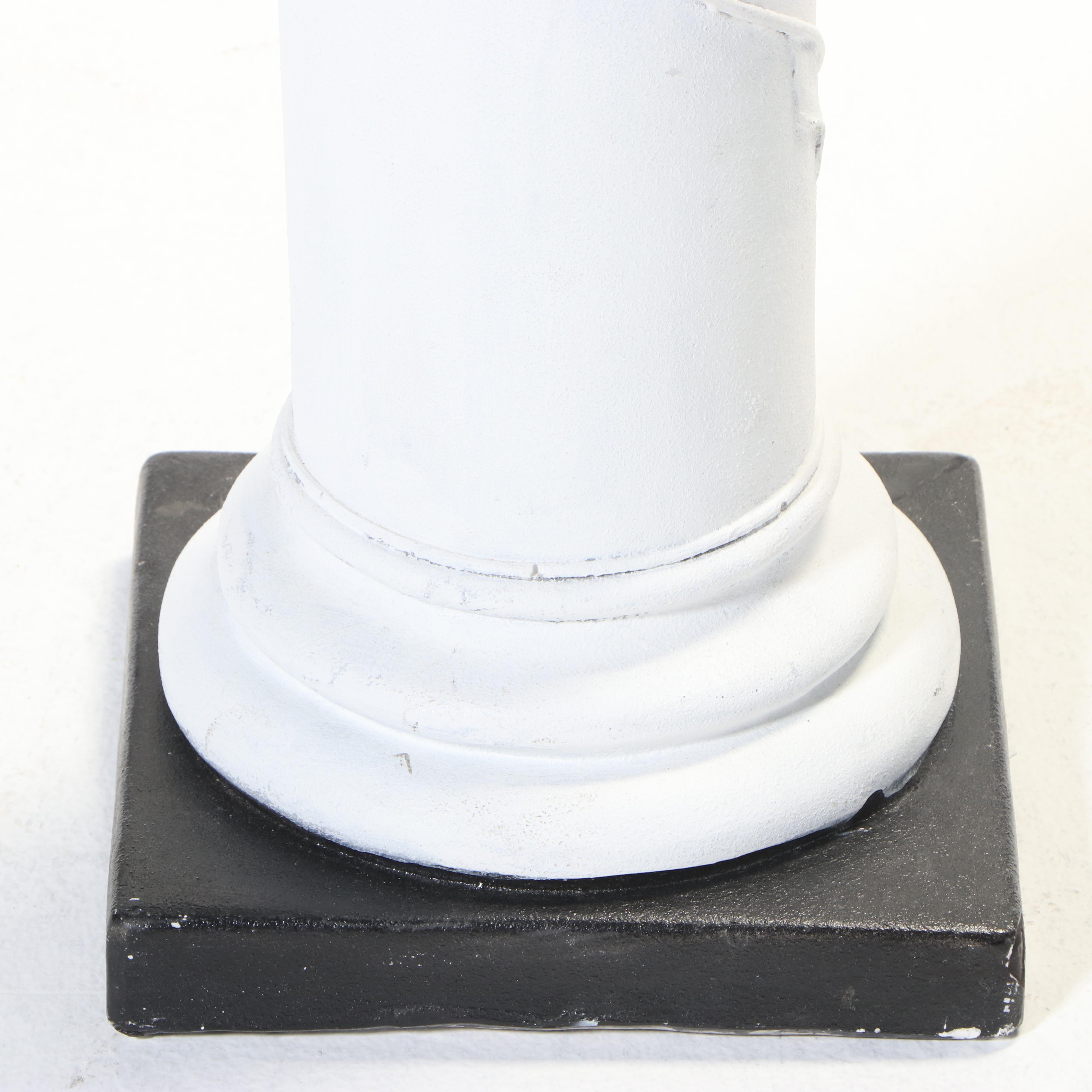 Two Neoclassical Style Plaster Display Pedestals