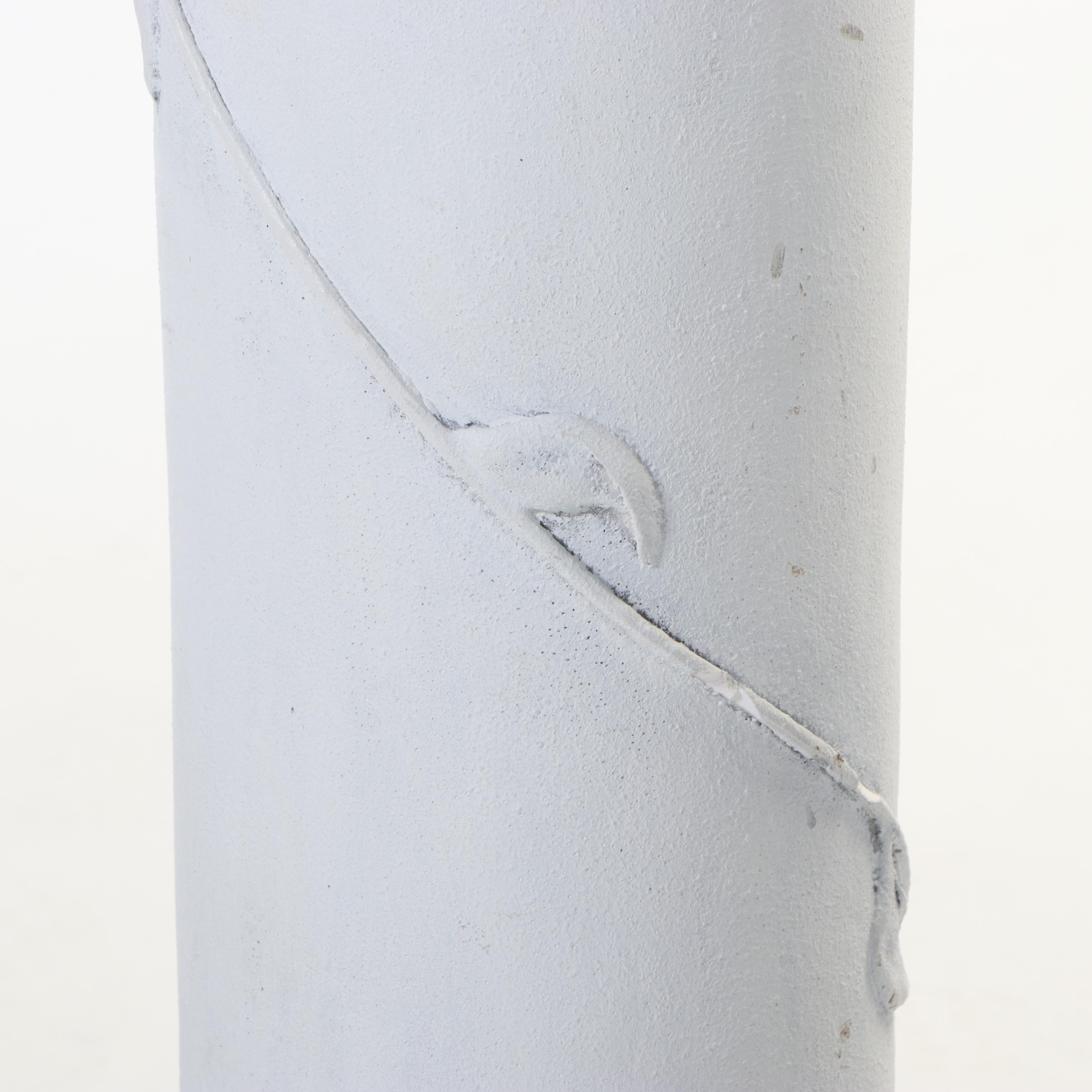 Two Neoclassical Style Plaster Display Pedestals