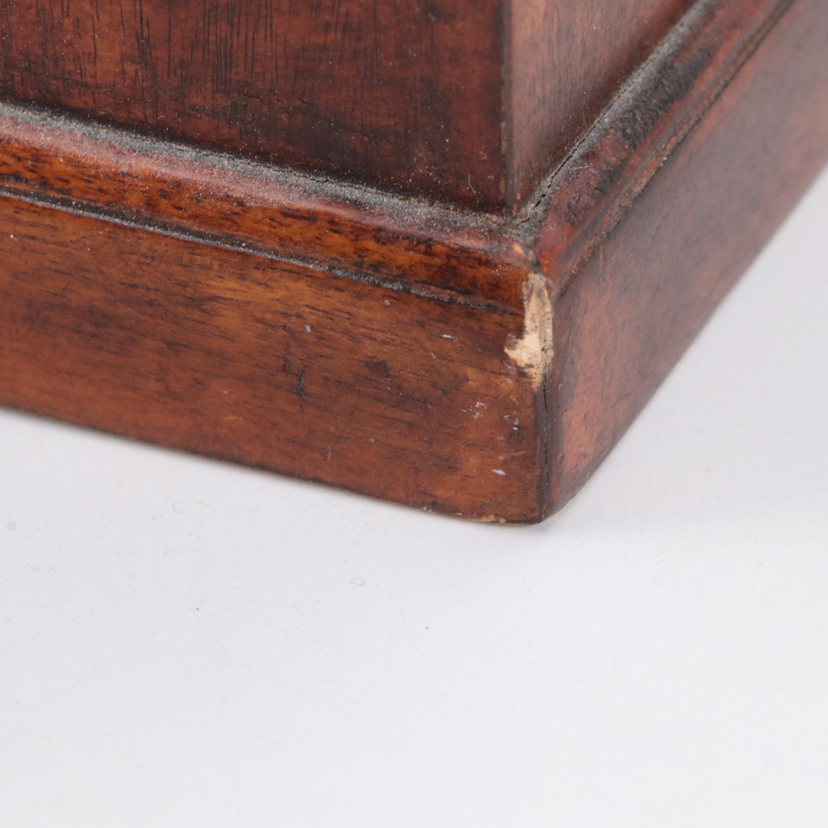 Maitland Smith Style Wood and Brass Miniature Staircase Box