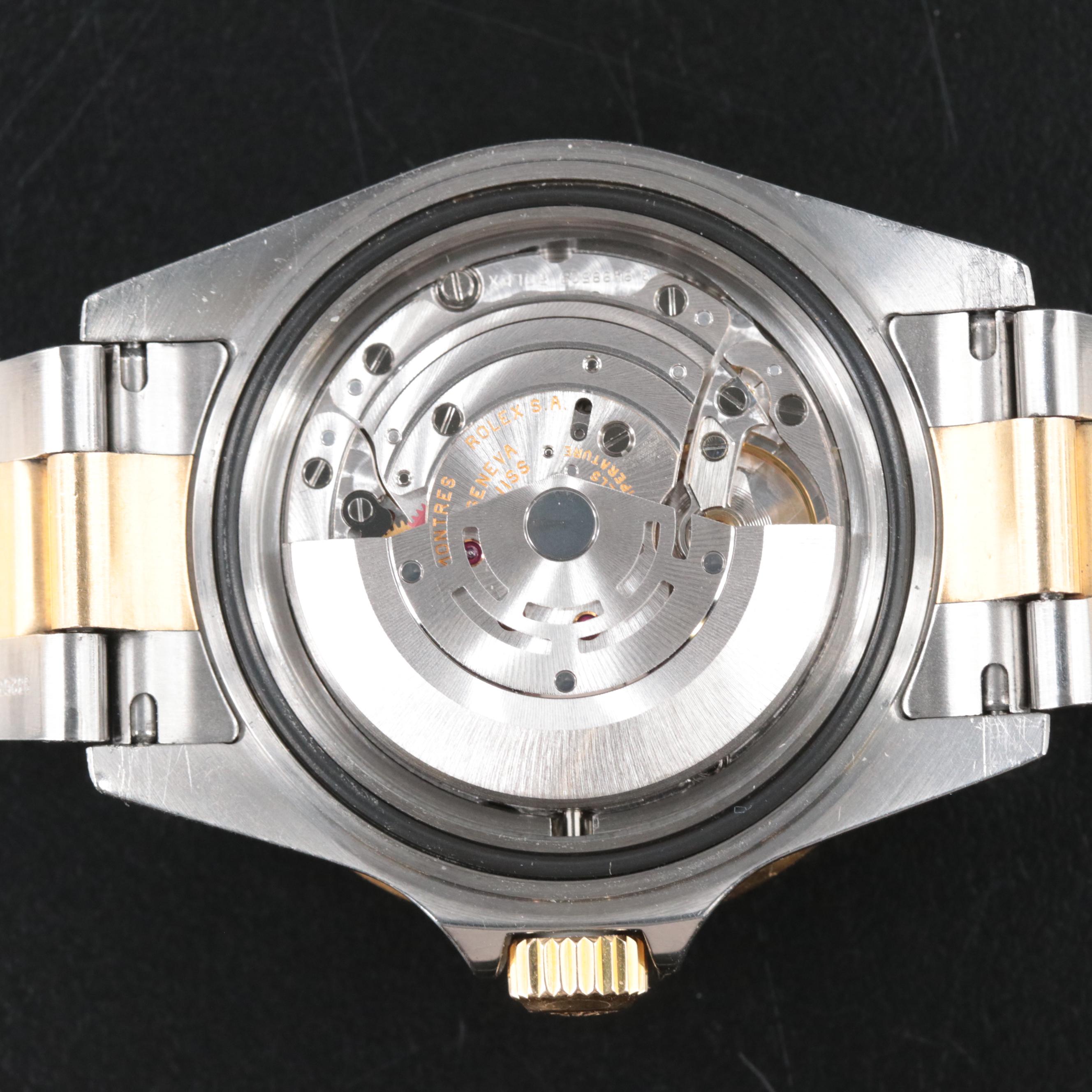 2002 18K and Stainless Steel Rolex Submariner Date Watch