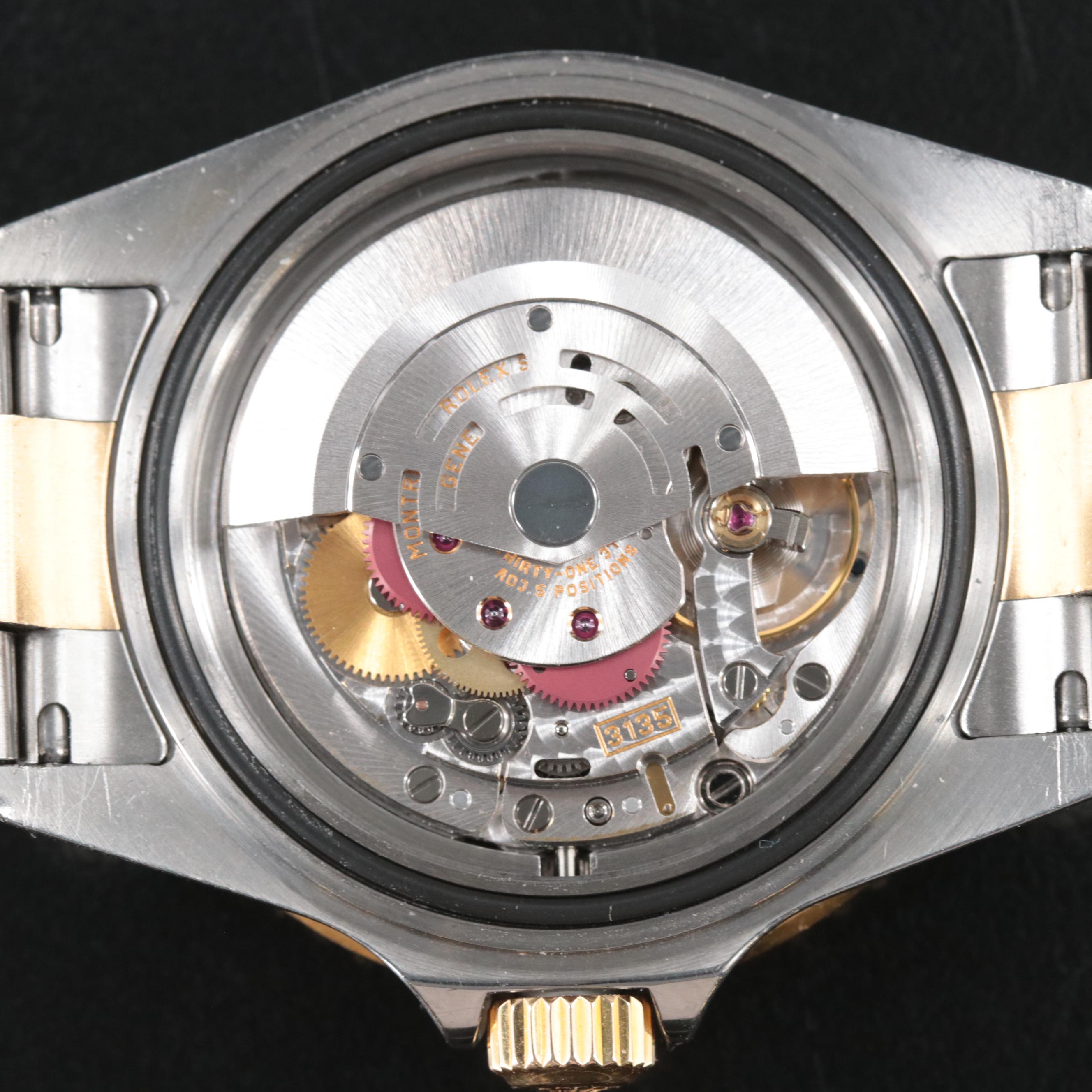 2002 18K and Stainless Steel Rolex Submariner Date Watch