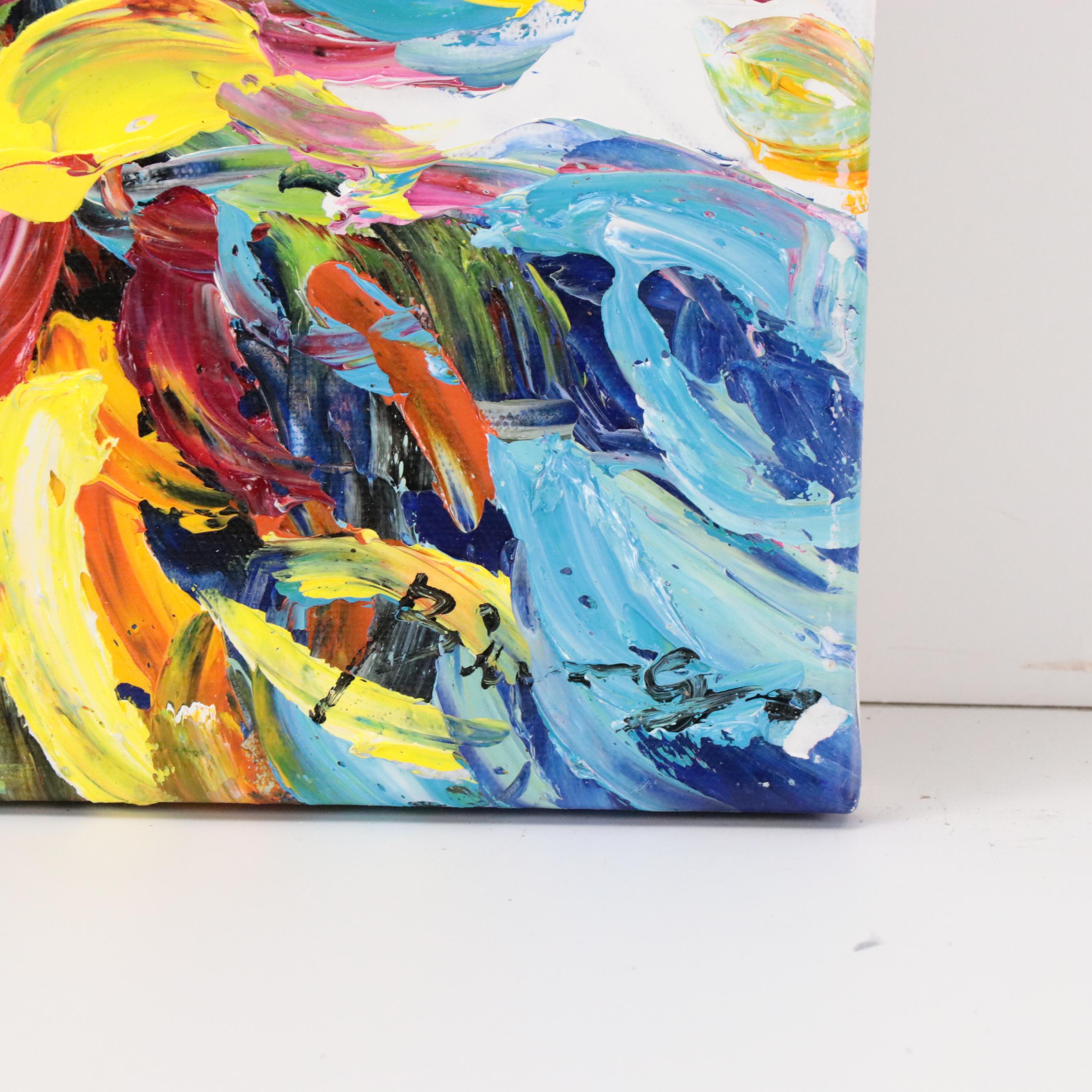 Bing Abstract Acrylic Painting, 21st Century