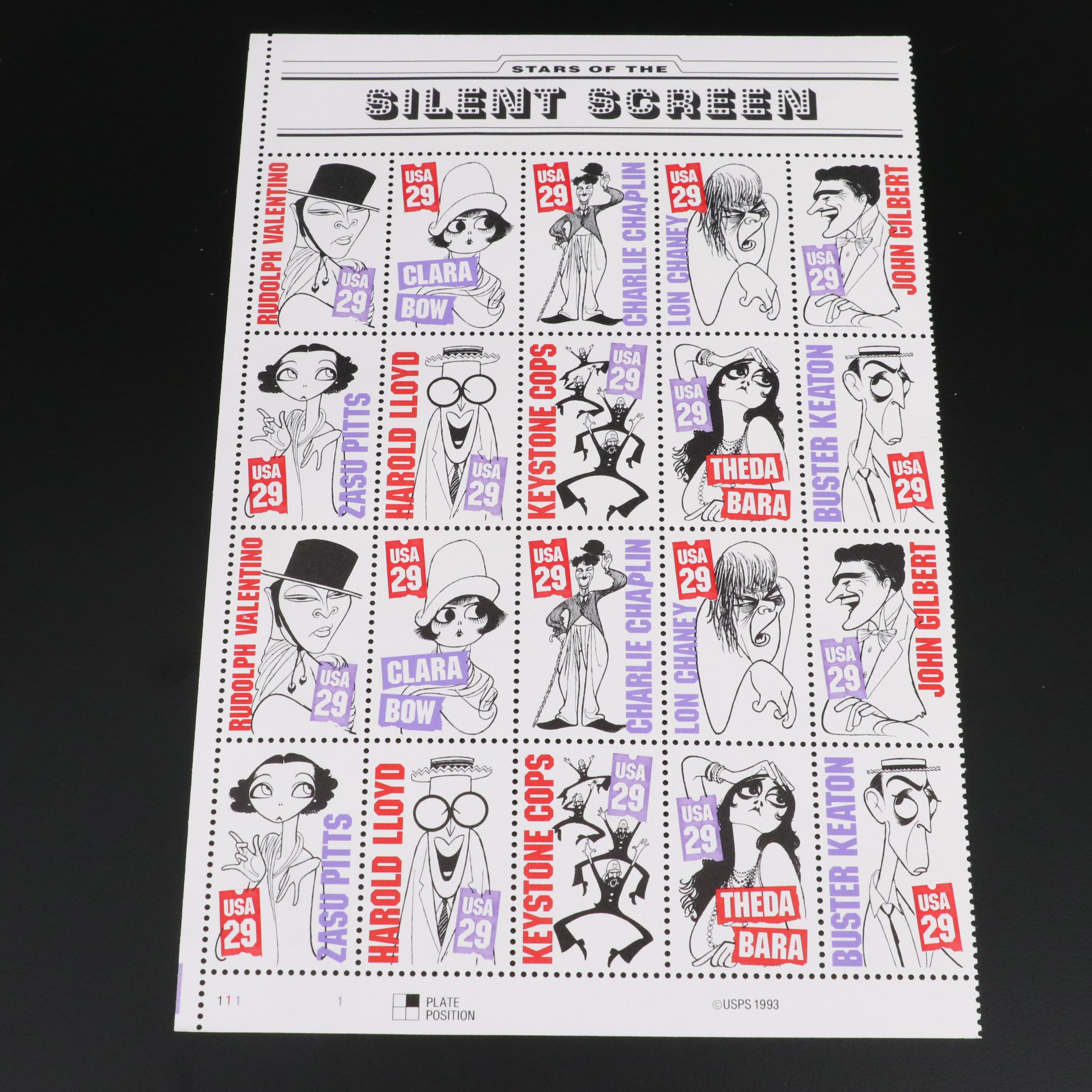 Over 130 U.S. Postage Stamp Sheets