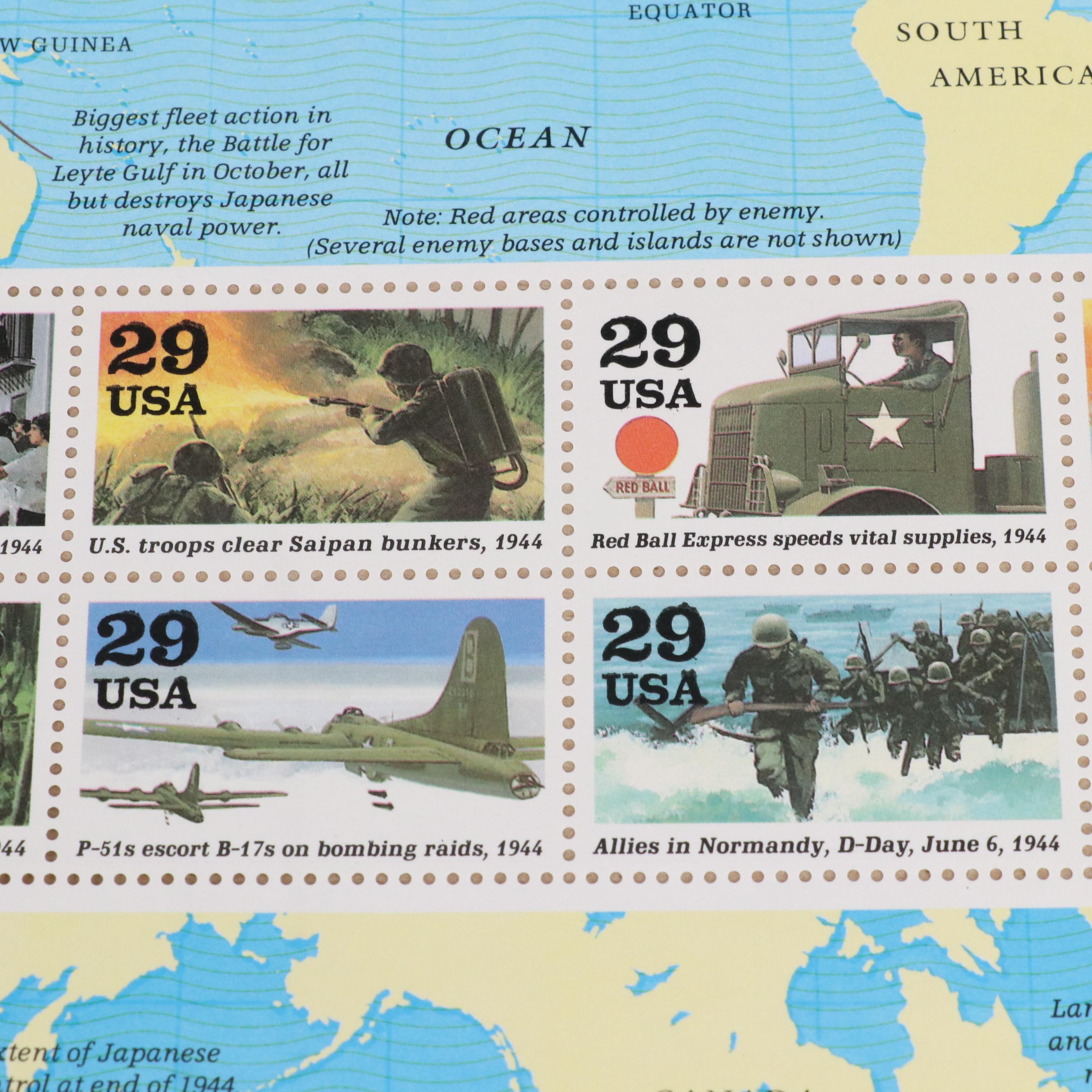 Over 130 U.S. Postage Stamp Sheets