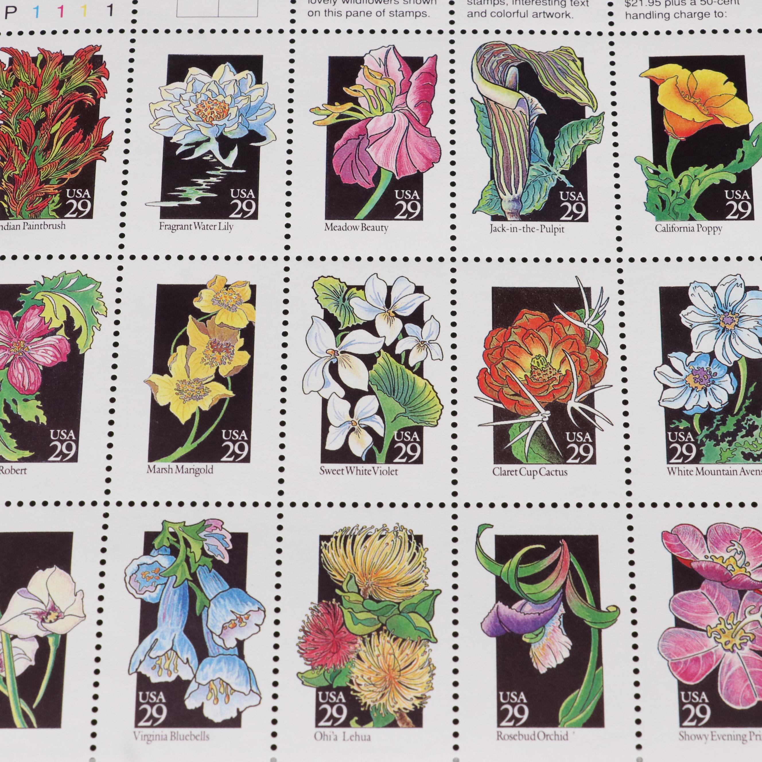Over 130 U.S. Postage Stamp Sheets