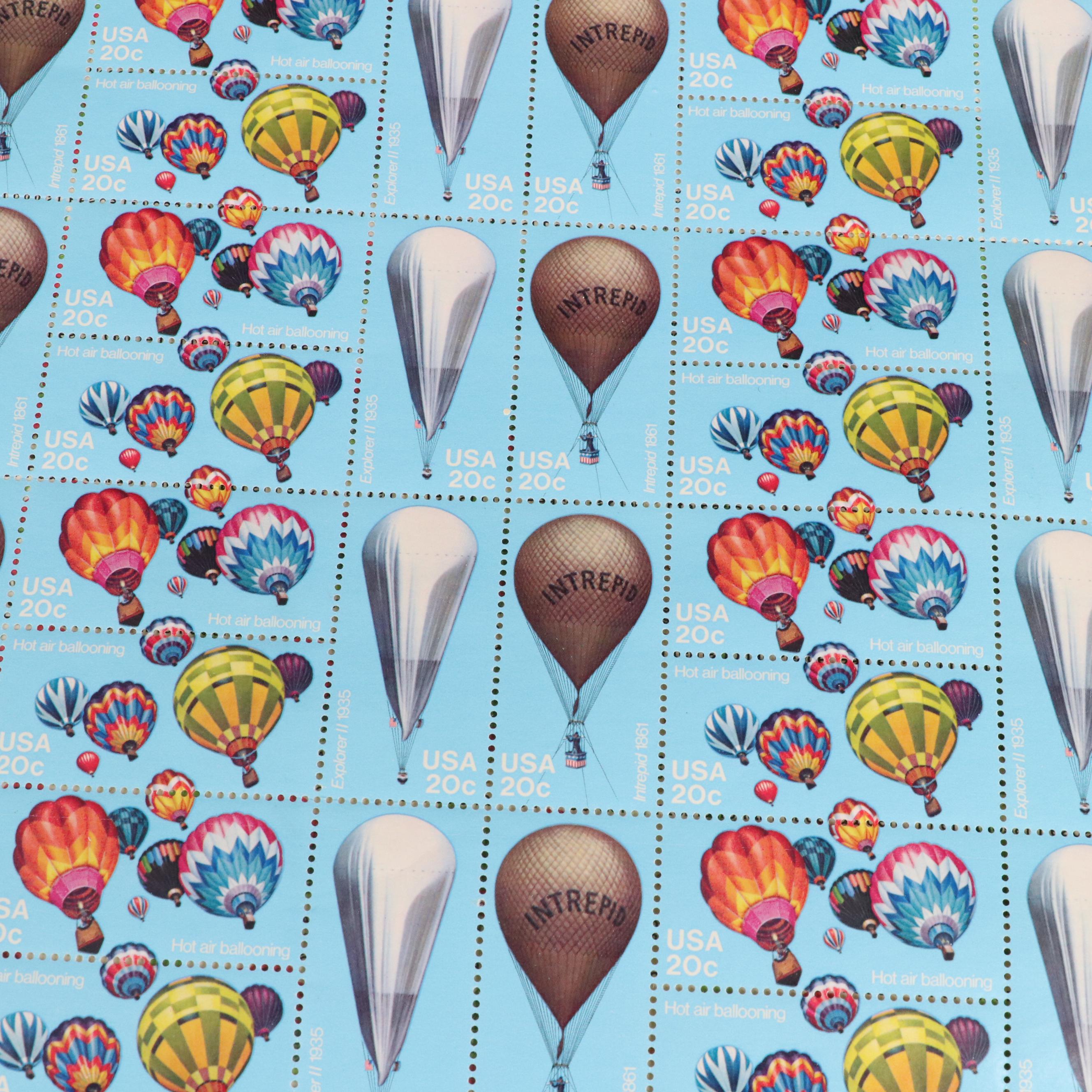 Over 130 U.S. Postage Stamp Sheets