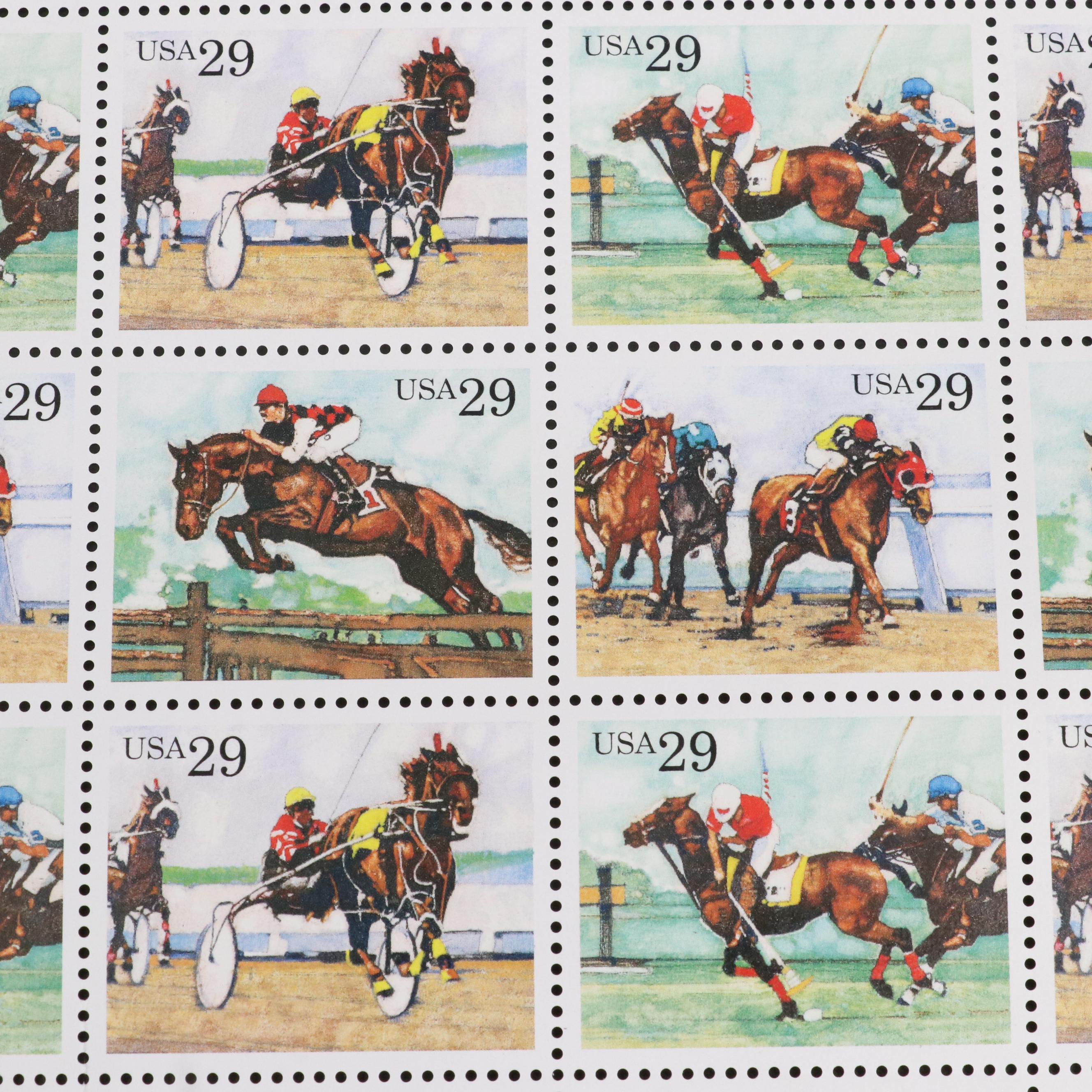 Over 130 U.S. Postage Stamp Sheets