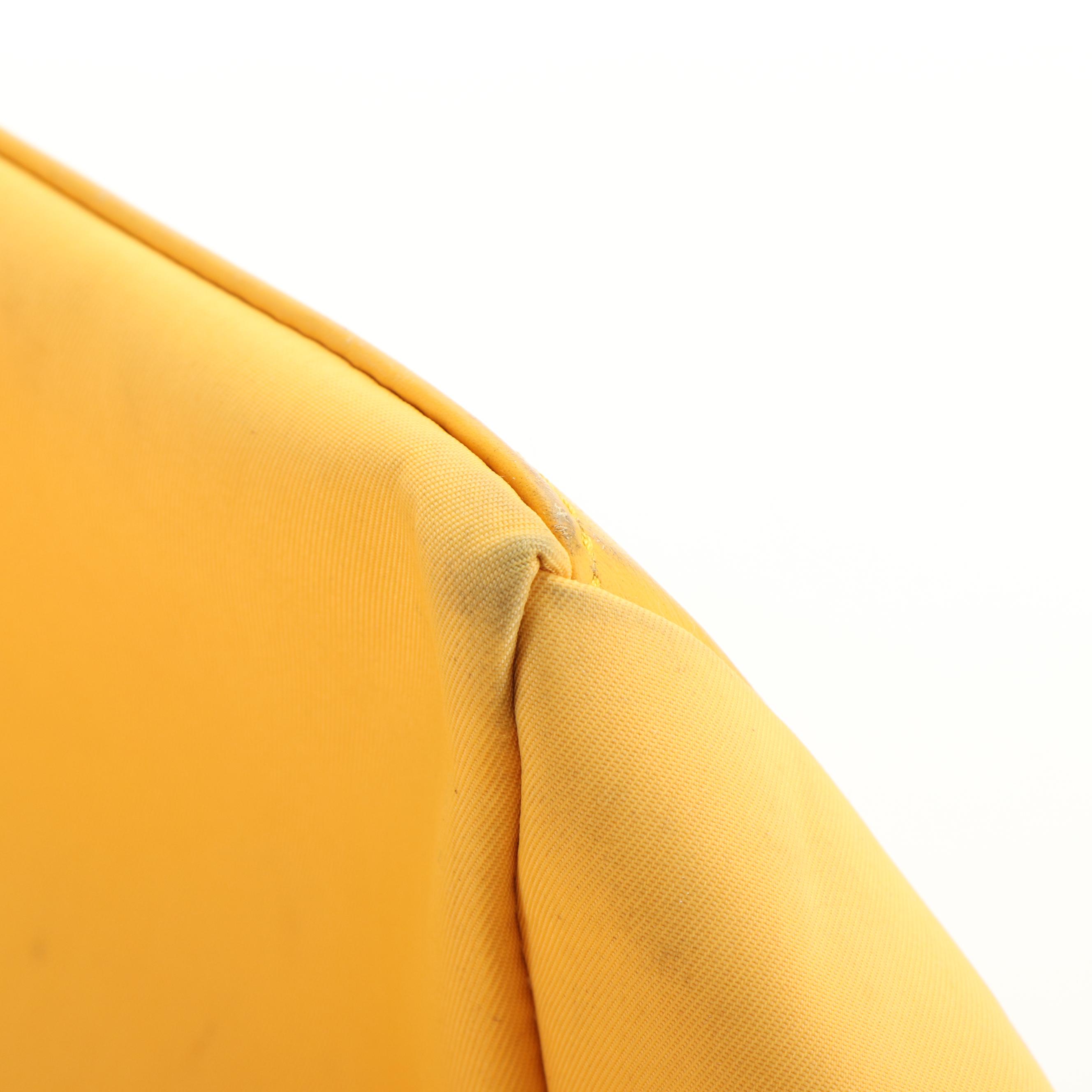 Paloma Picasso Signature X Yellow Nylon Shoulder Bag