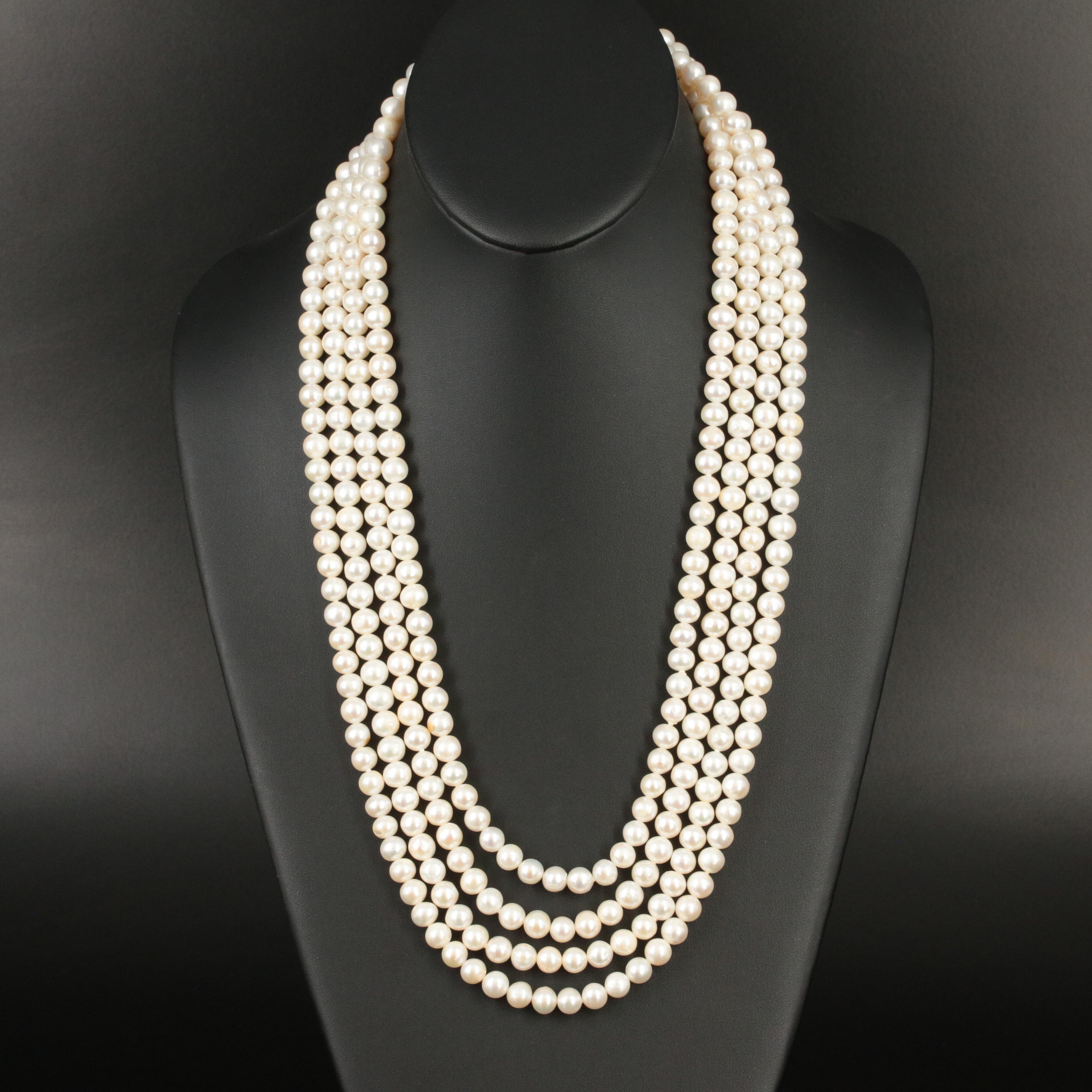 Pearl Opera Length Endless Necklace