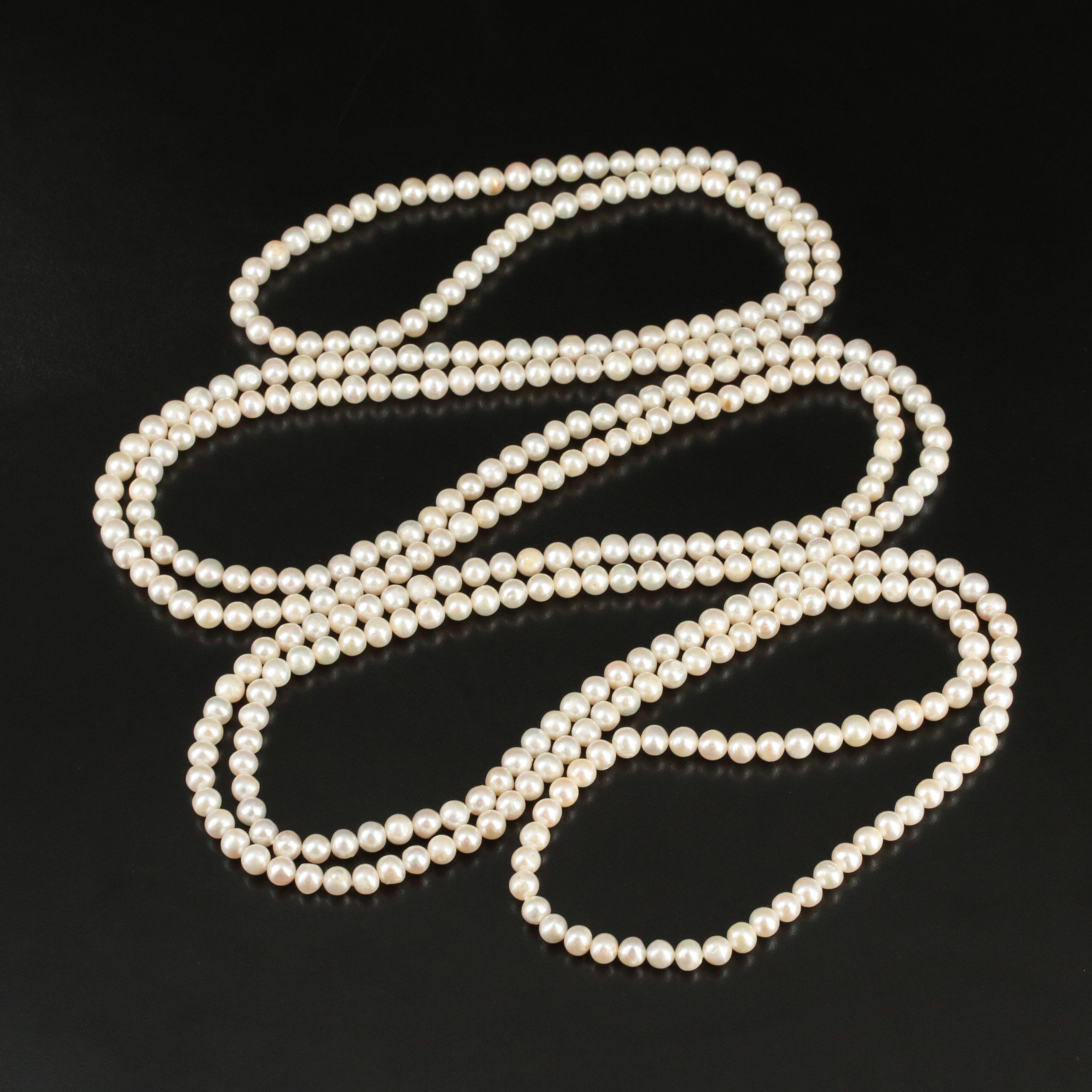 Pearl Opera Length Endless Necklace