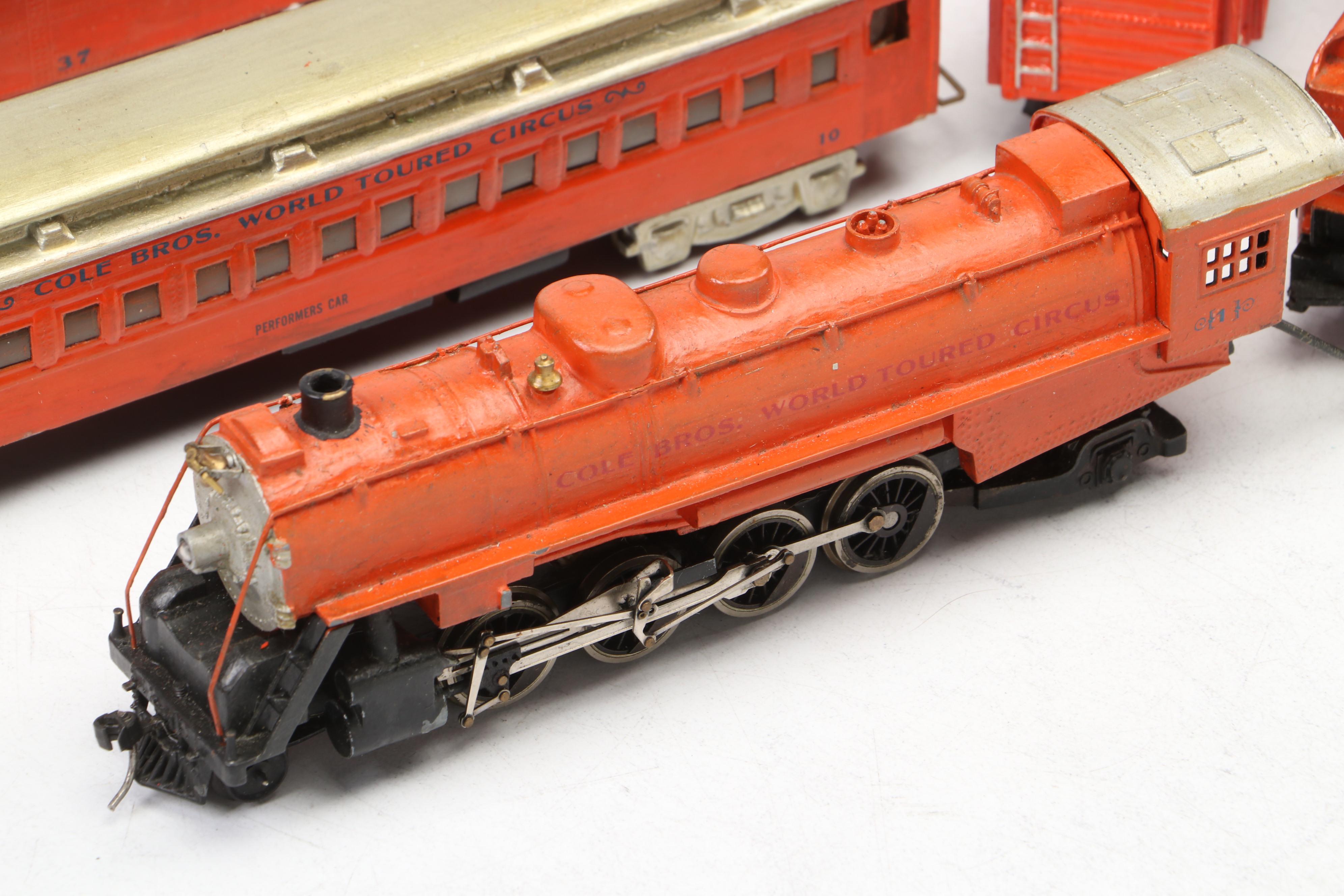 Cole Bros. Circus O Train Set