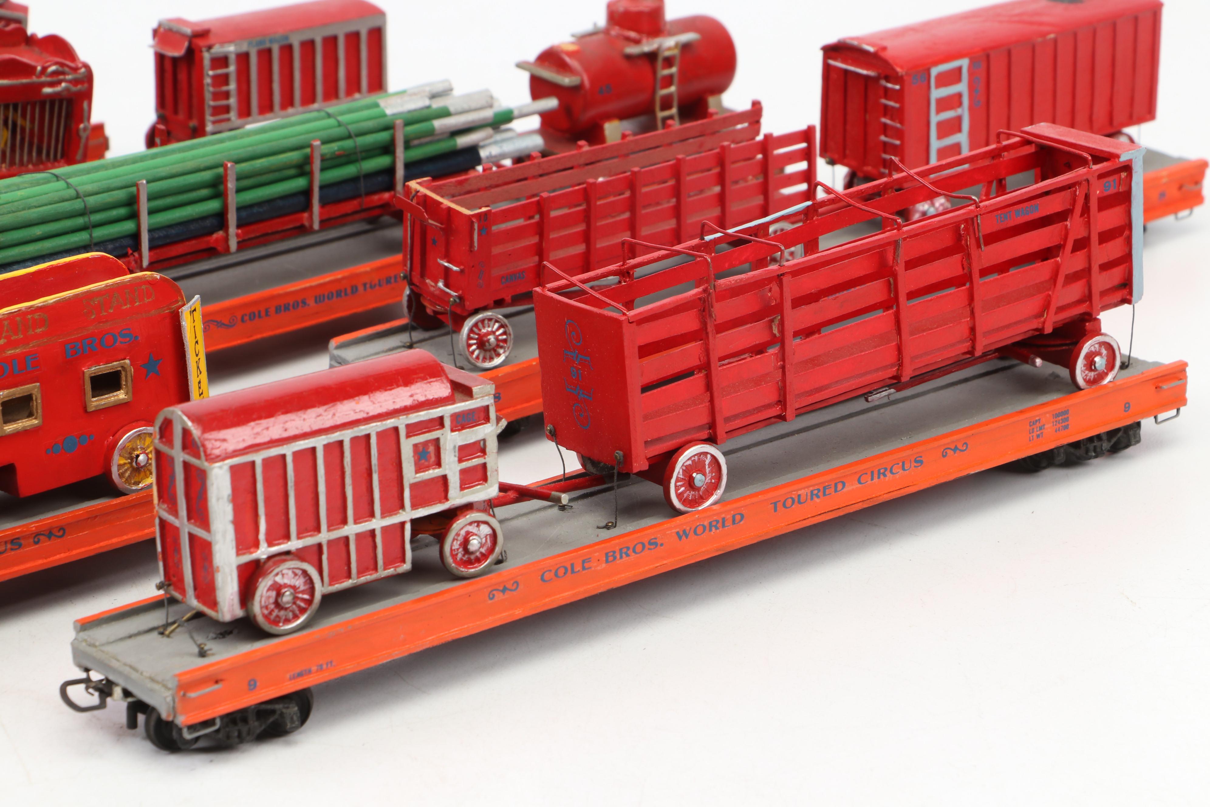 Cole Bros. Circus O Train Set