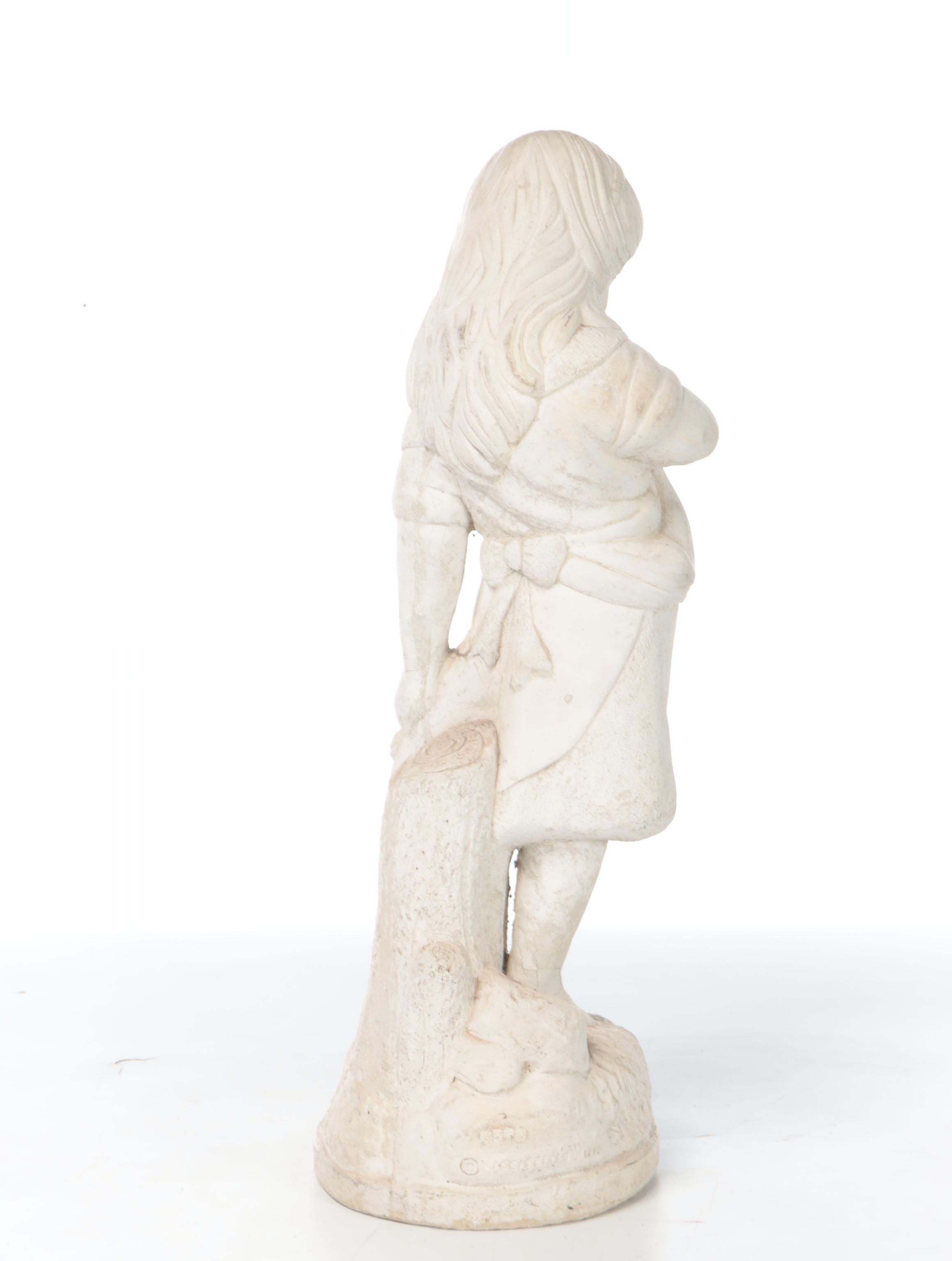 Massarelli's Cast Concrete Little Girl Garden Statue, 1996