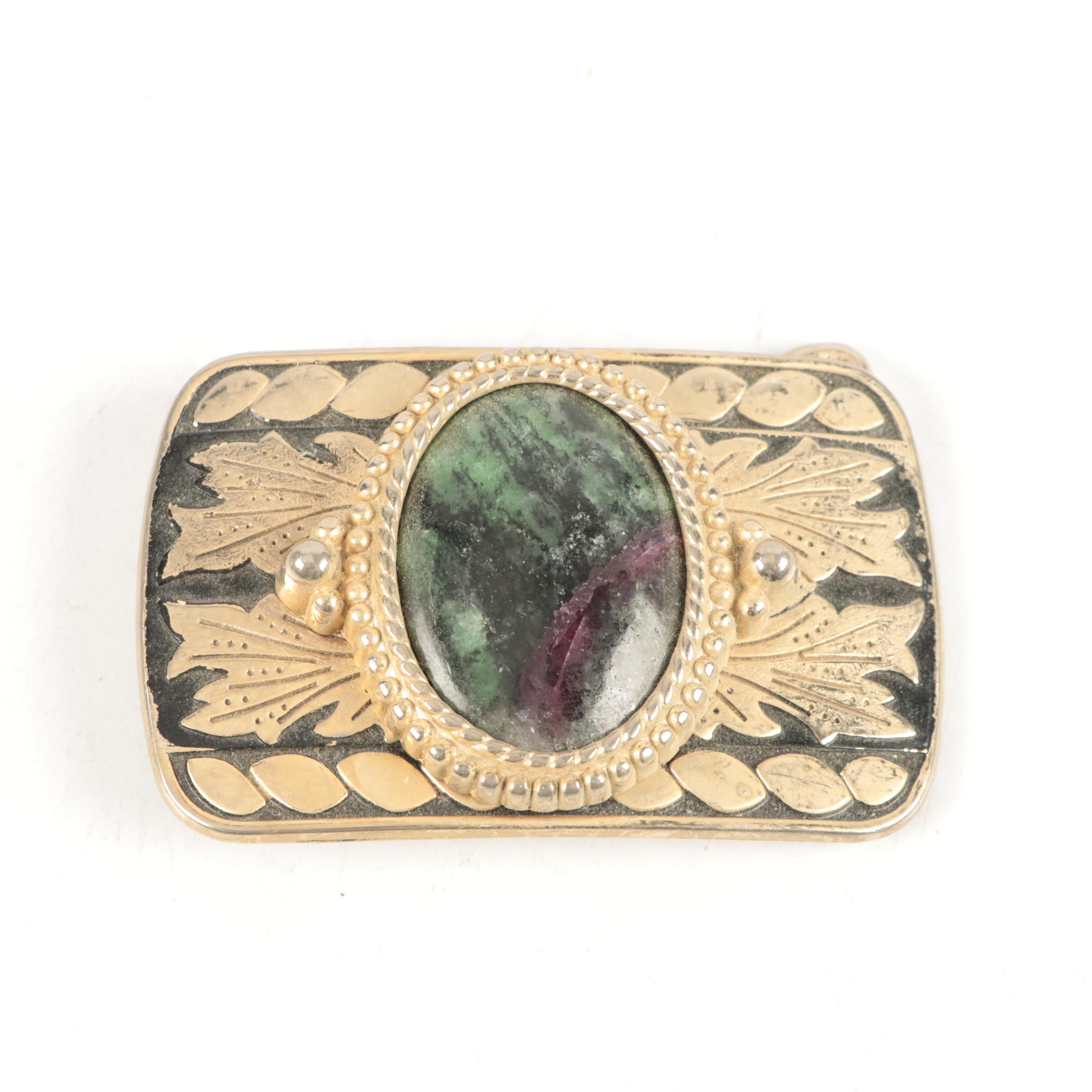 Valley Forge Handcrafted Metal and Leather Belt Buckles with Other Belt Buckles