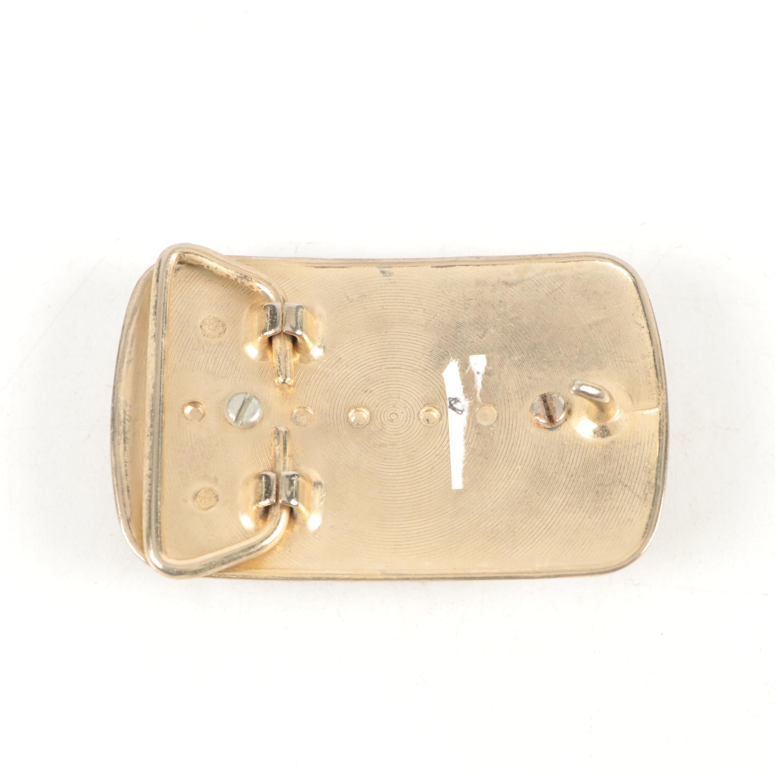 Valley Forge Handcrafted Metal and Leather Belt Buckles with Other Belt Buckles