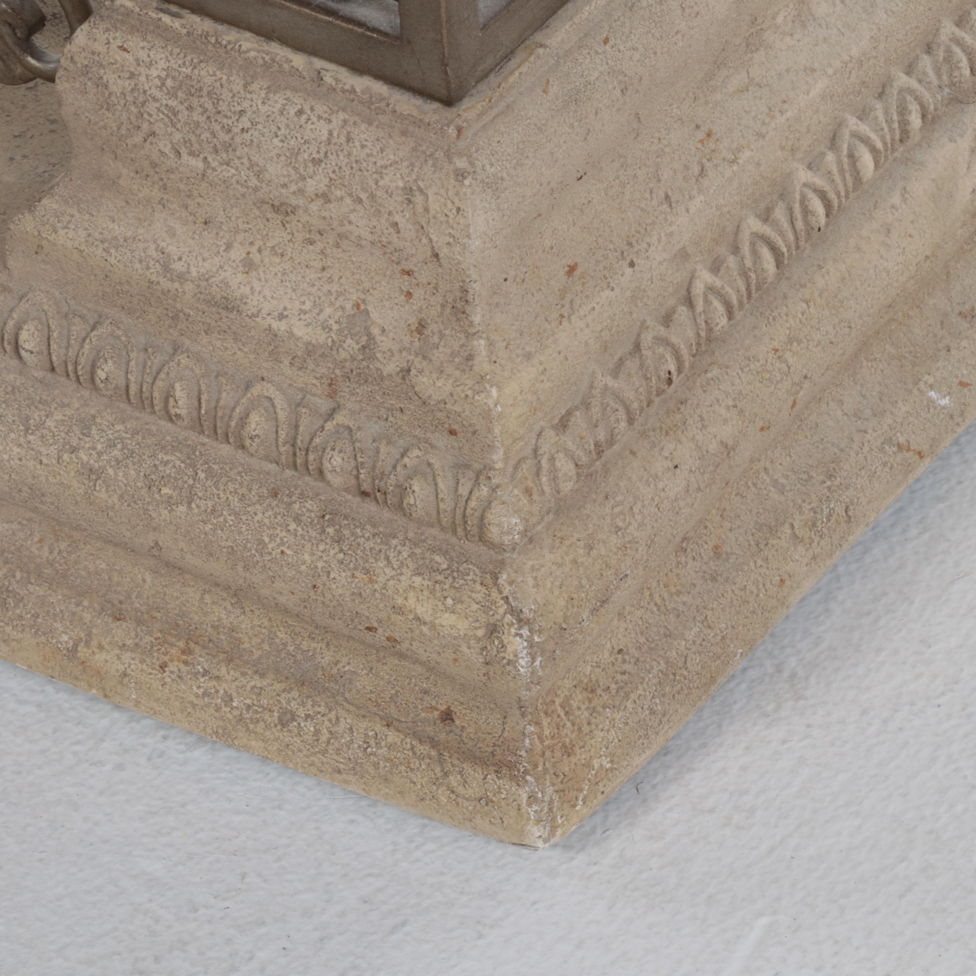 Howard Miller "Trevisso" Platinum-Finished Metal & Cast Stone Grandfather Clock