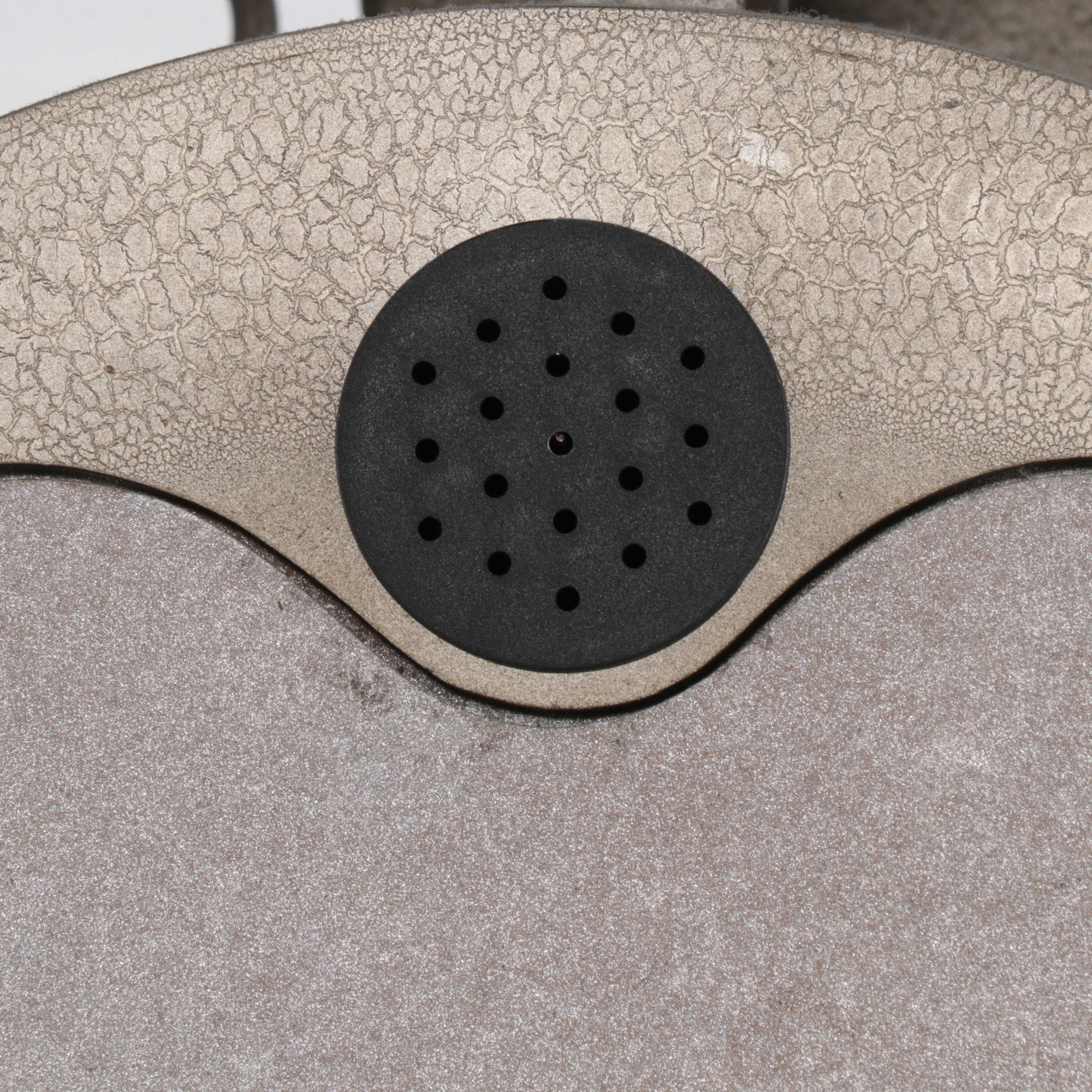 Howard Miller "Trevisso" Platinum-Finished Metal & Cast Stone Grandfather Clock