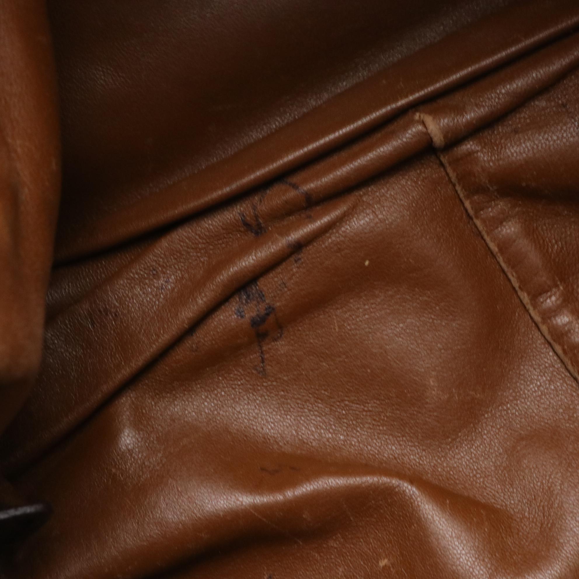 Prada Multi-Pocket Shoulder Bag in Coconut Brown Washed Leather