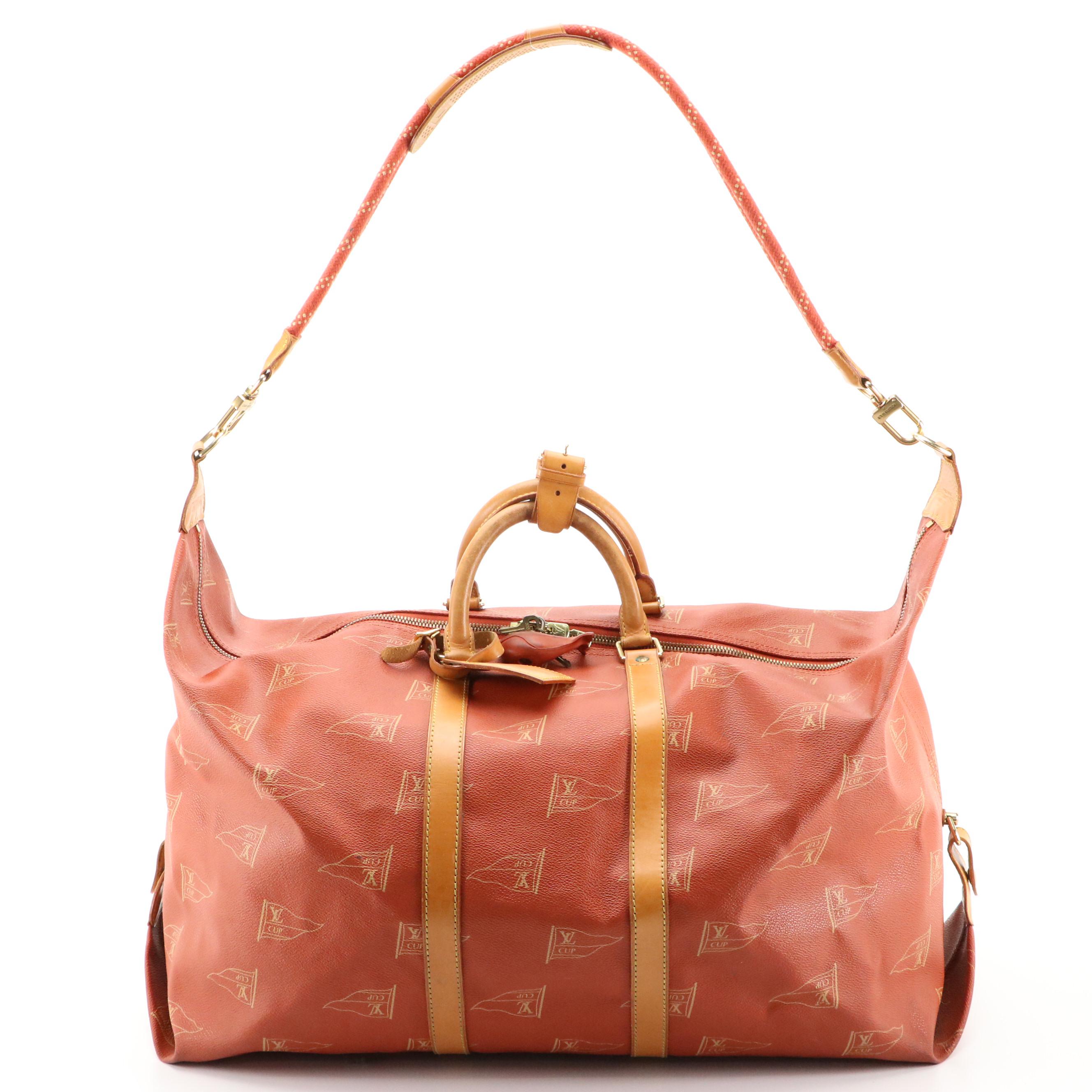 Louis Vuitton America's Cup Abogani Keepall Bandoulière in Monogram Flag Canvas