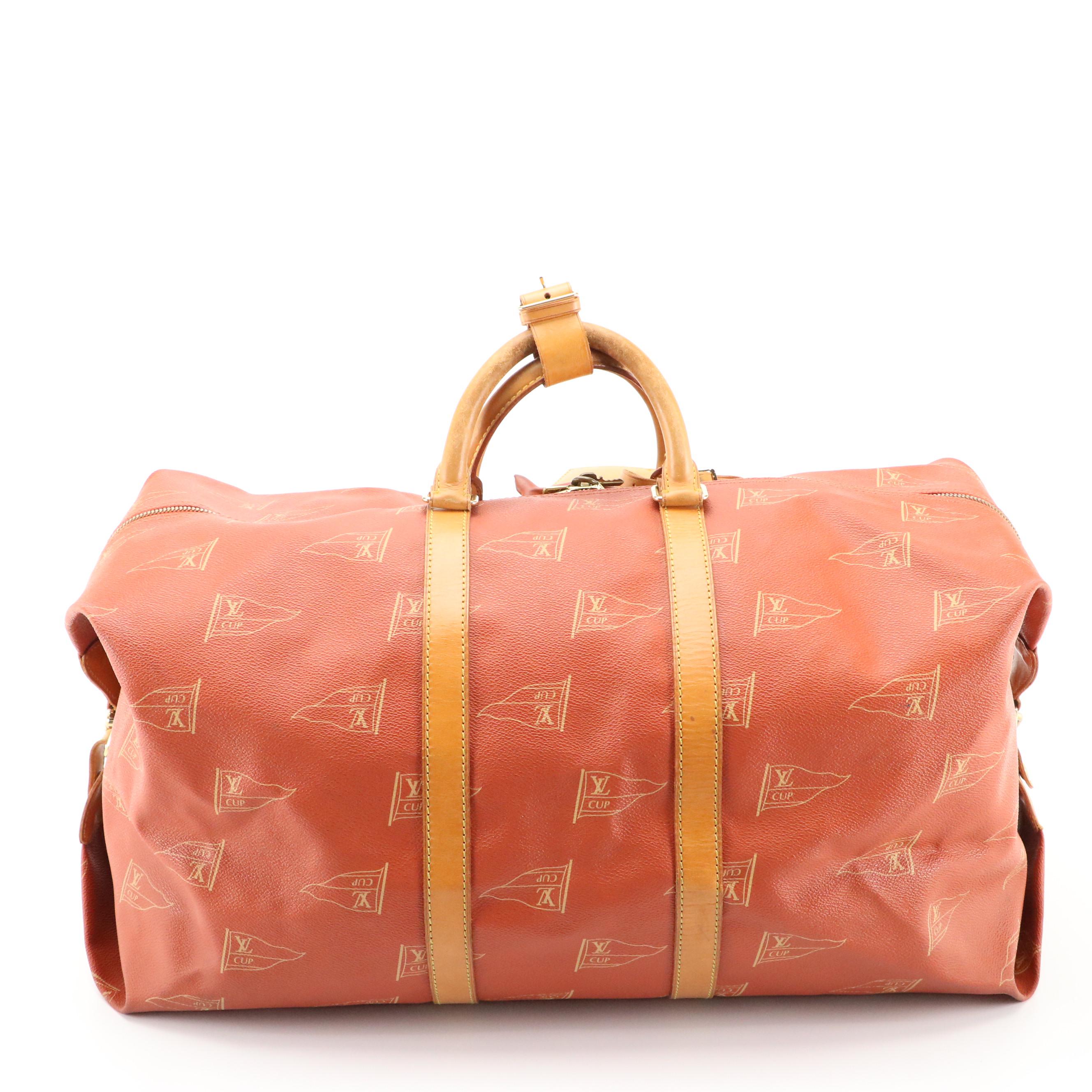 Louis Vuitton America's Cup Abogani Keepall Bandoulière in Monogram Flag Canvas