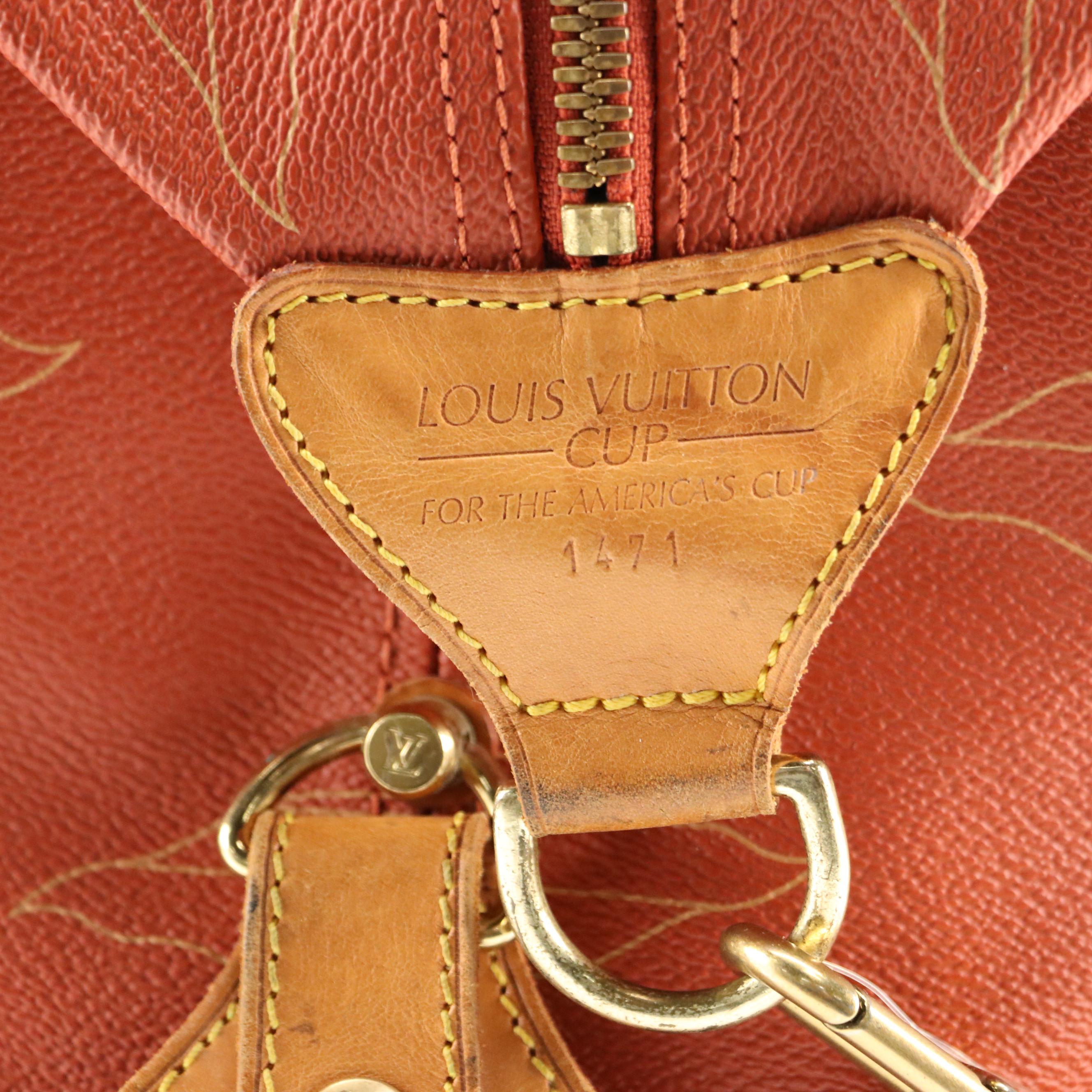 Louis Vuitton America's Cup Abogani Keepall Bandoulière in Monogram Flag Canvas