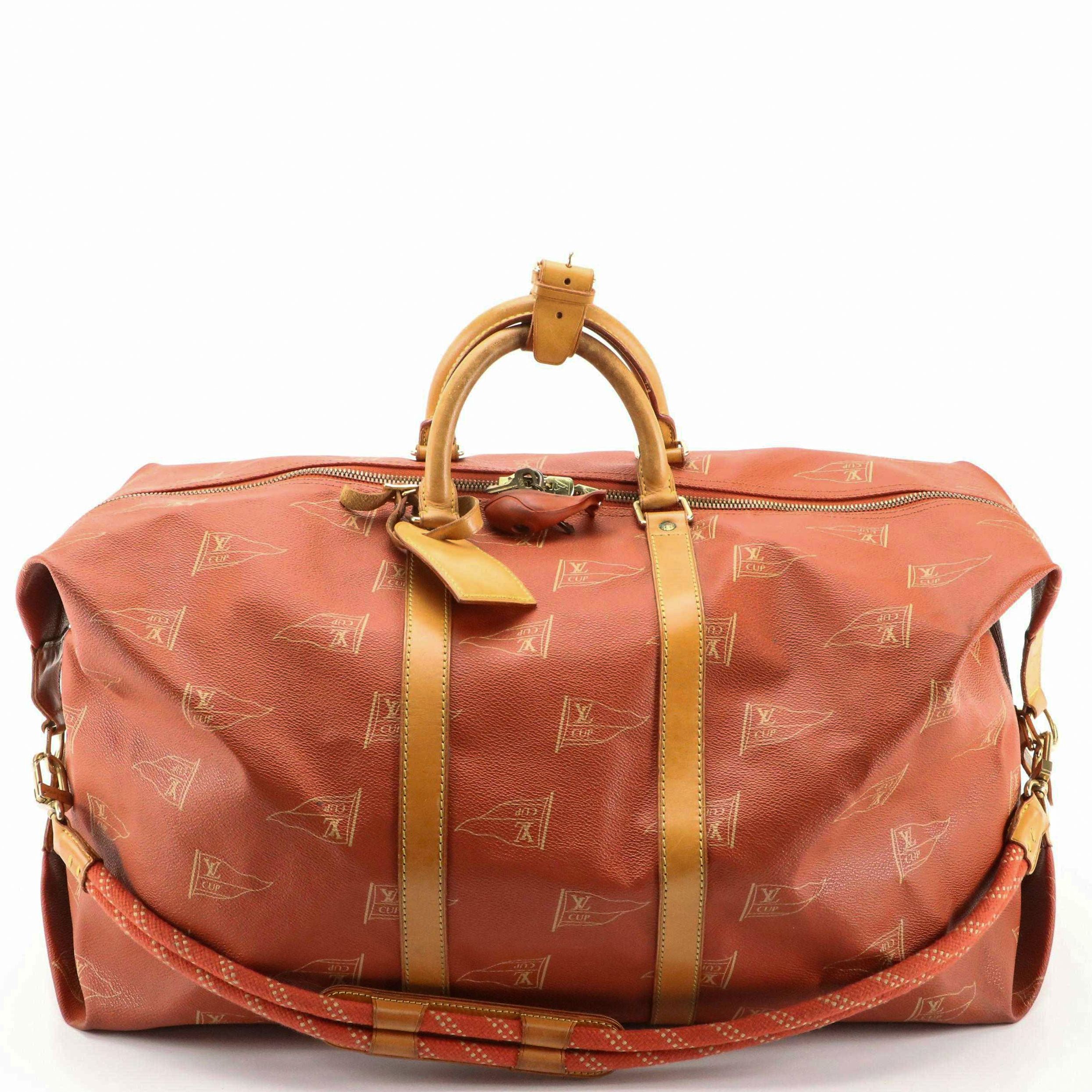 Louis Vuitton America's Cup Abogani Keepall Bandoulière in Monogram Flag Canvas