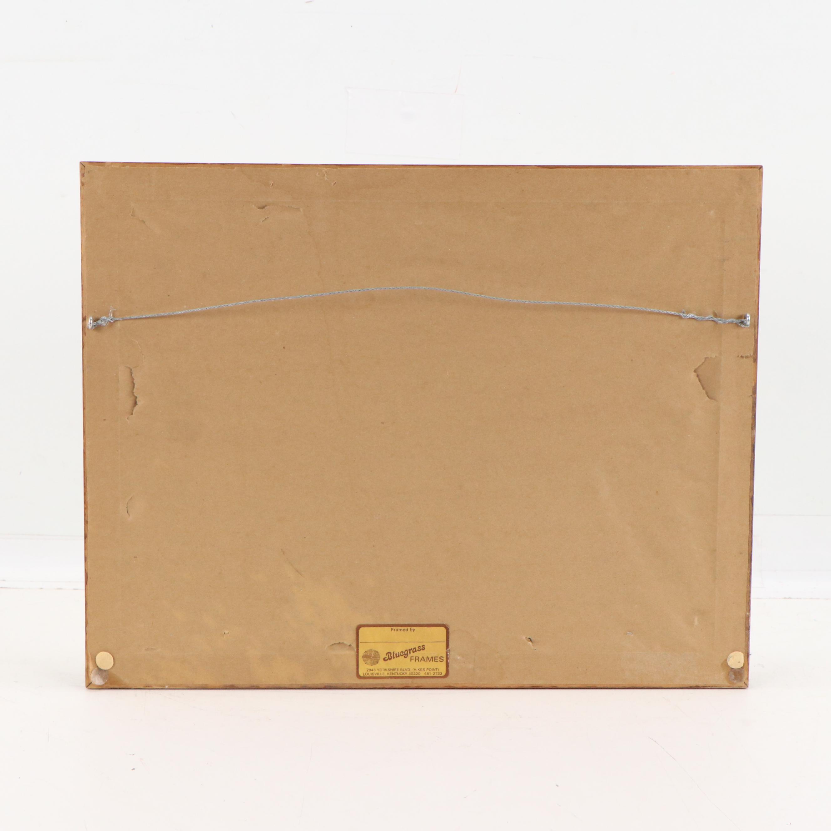 Landscape Oil Painting of Harbor Scene