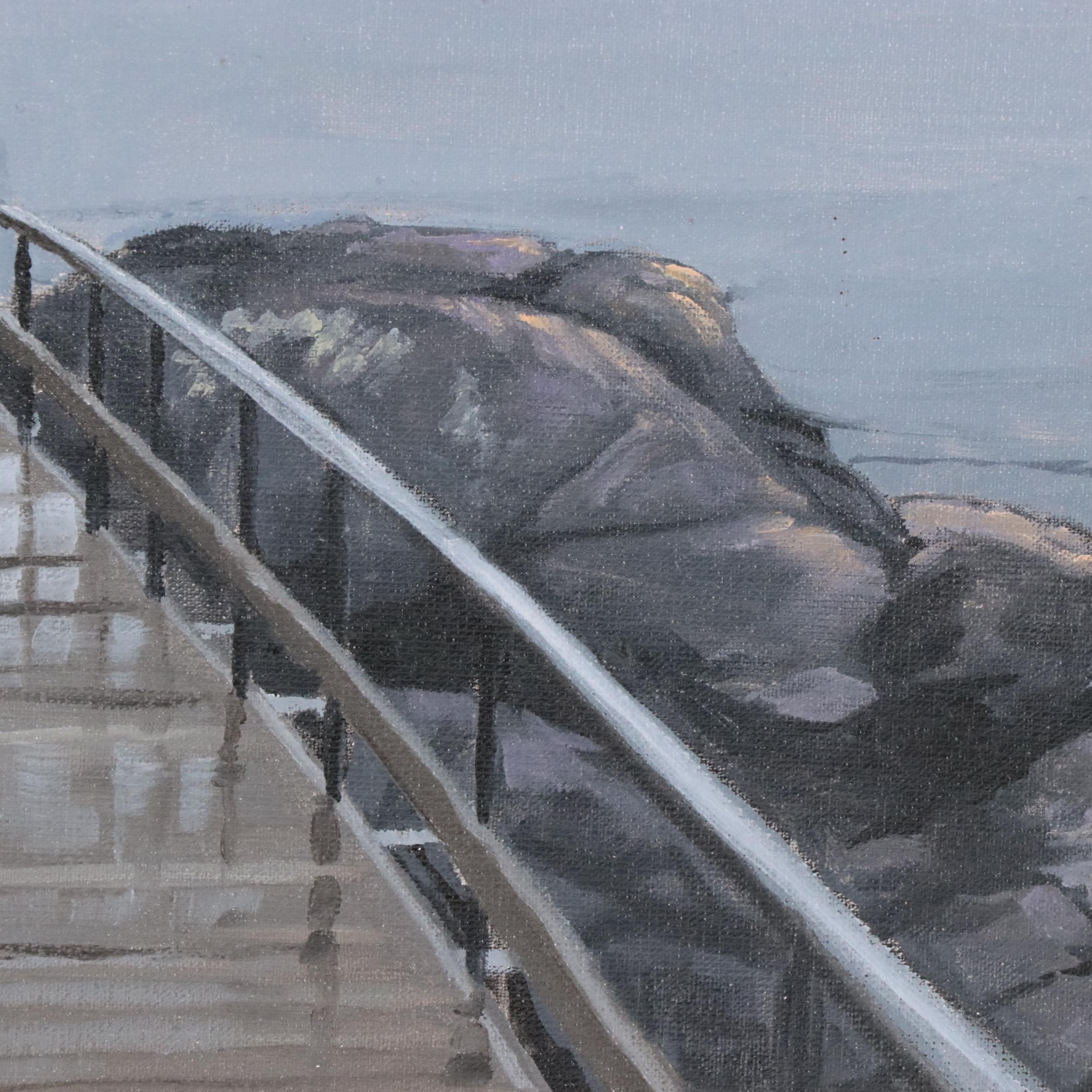 Bryan Scott Whitehead Oil Painting " Shore Oaks Gazebo," 2008