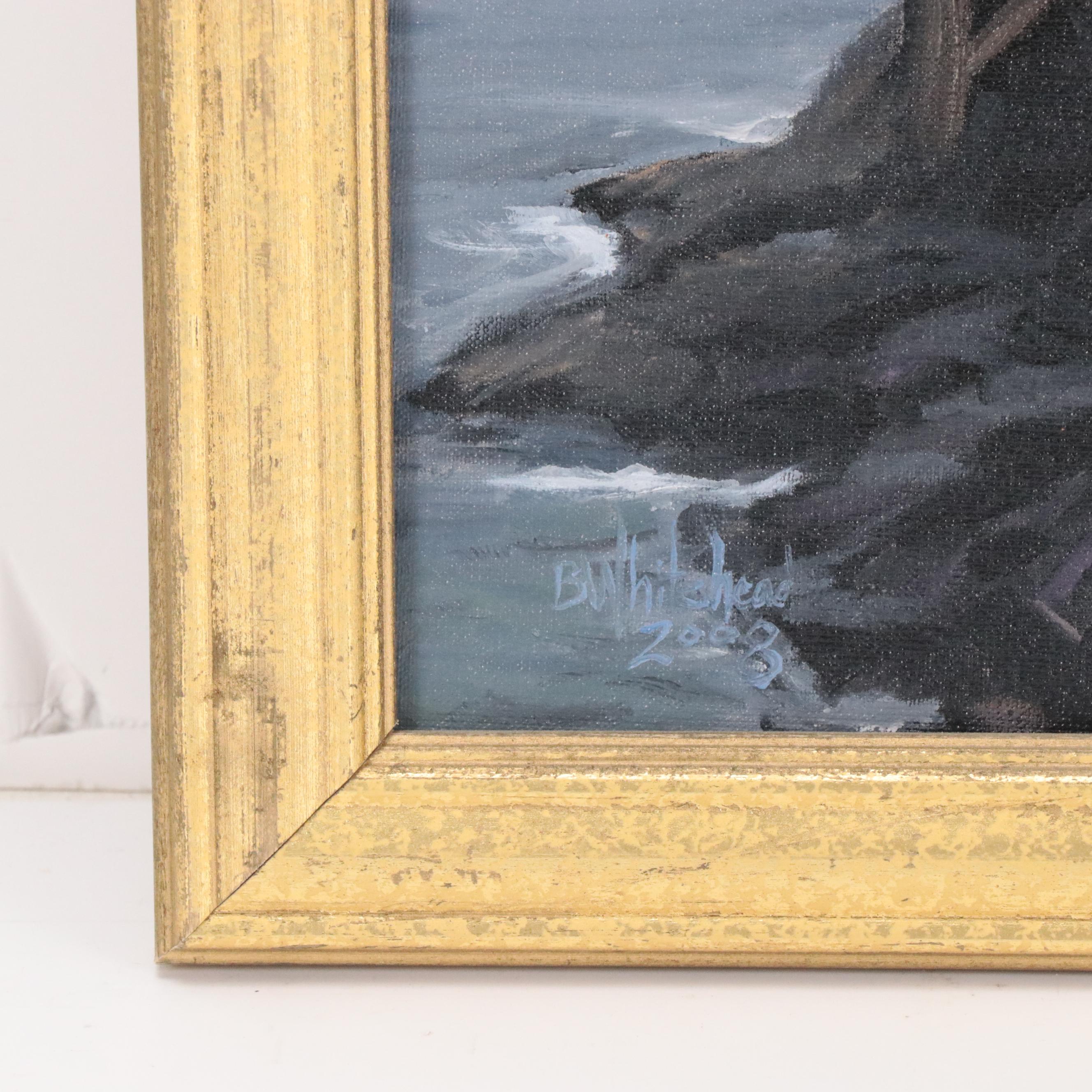 Bryan Scott Whitehead Oil Painting " Shore Oaks Gazebo," 2008