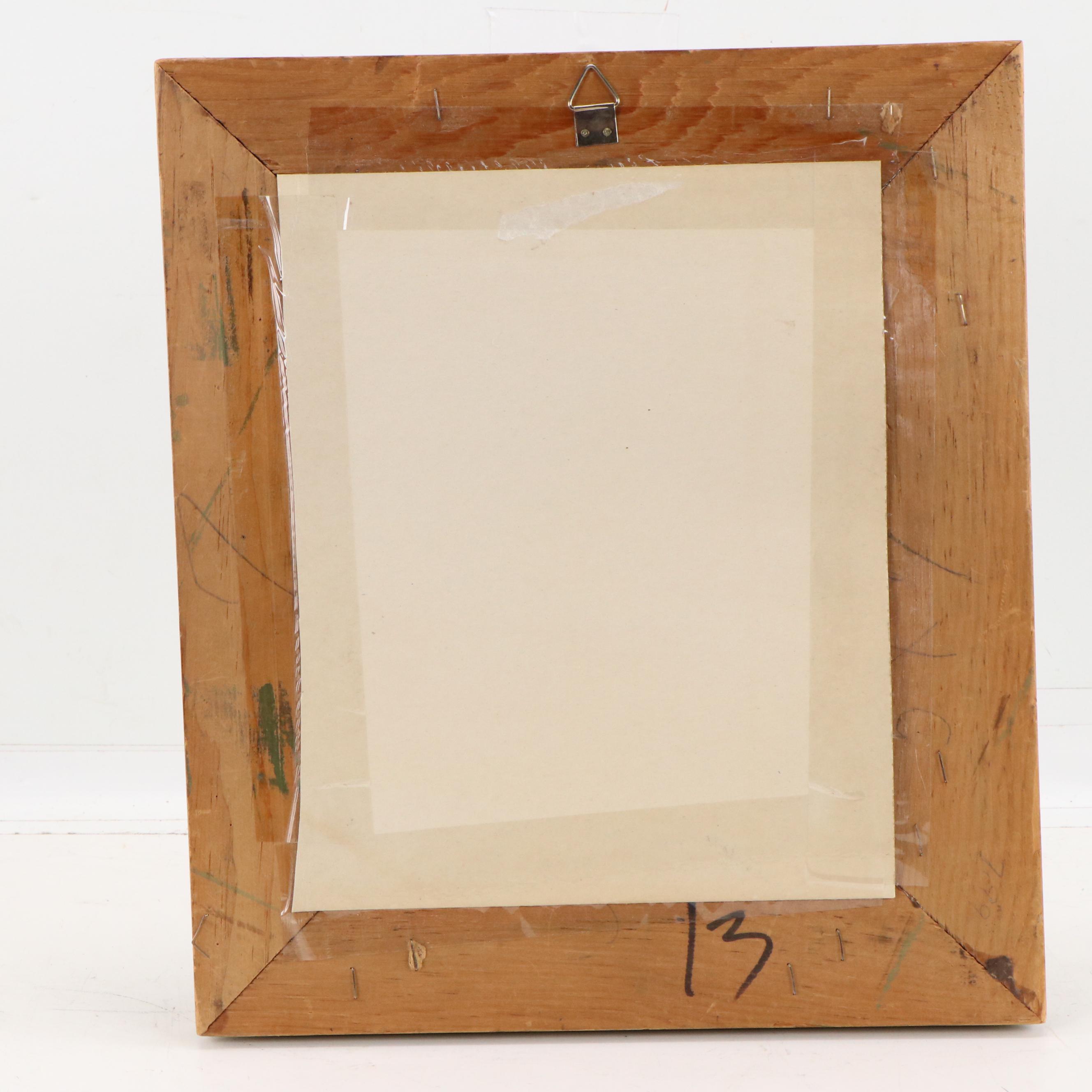 Graphite Drawing of Two Figures