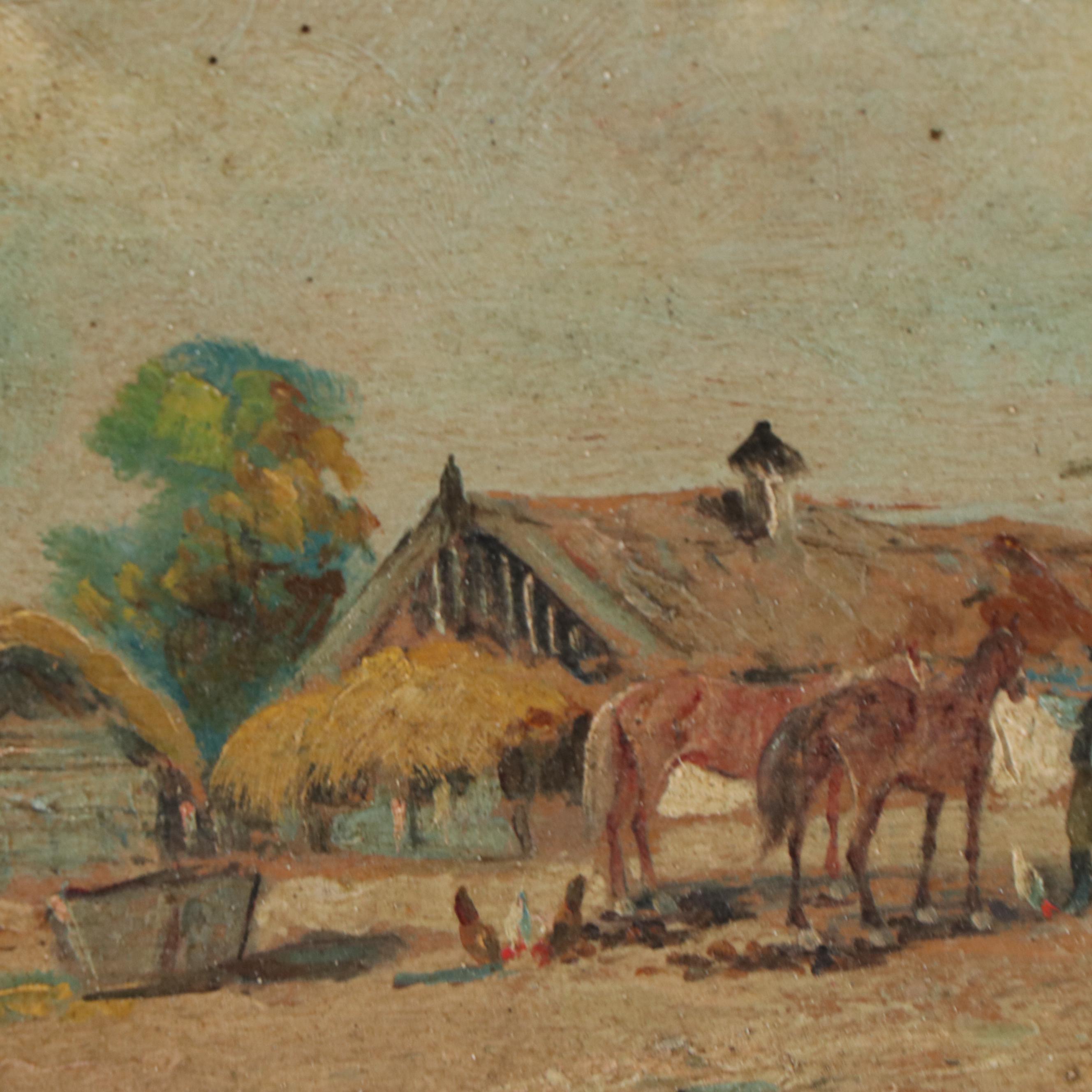 Landscape Oil Painting of Pastoral Scene